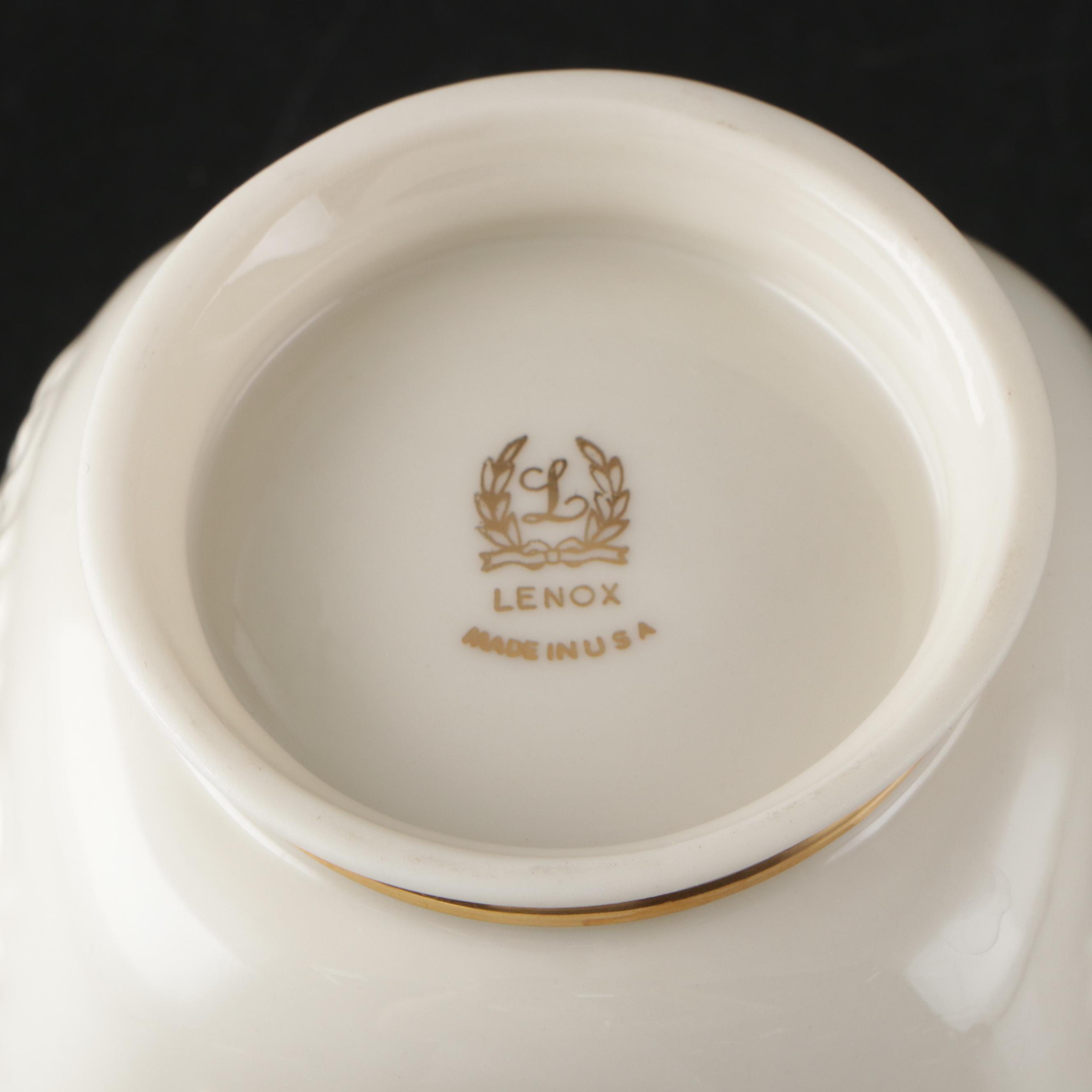 Belleek Porcelain with Furnivals "Old Chelsea" and Other Table Accessories