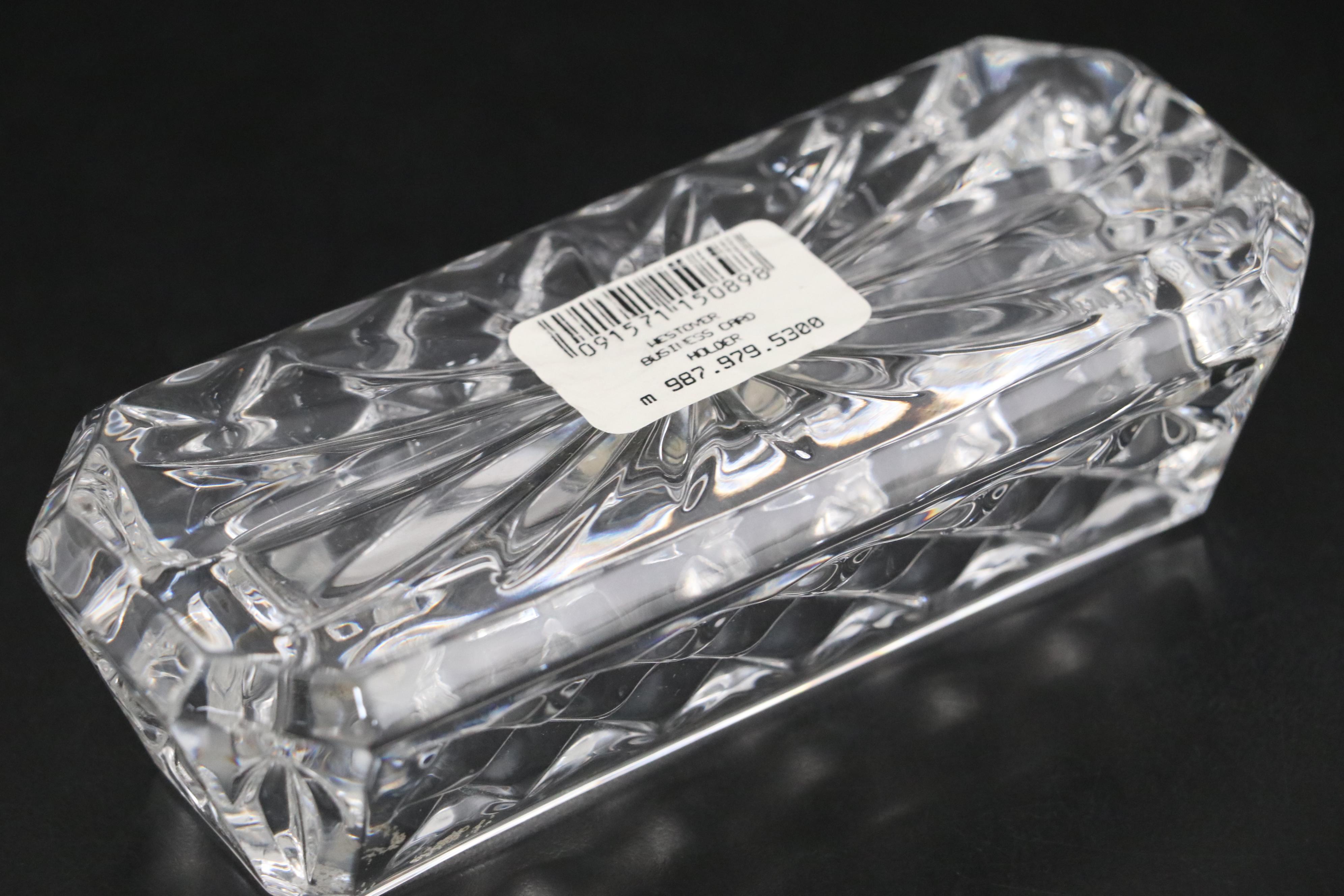 Marquis by Waterford "Brookside" Martini Glasses with Waterford Card Holder