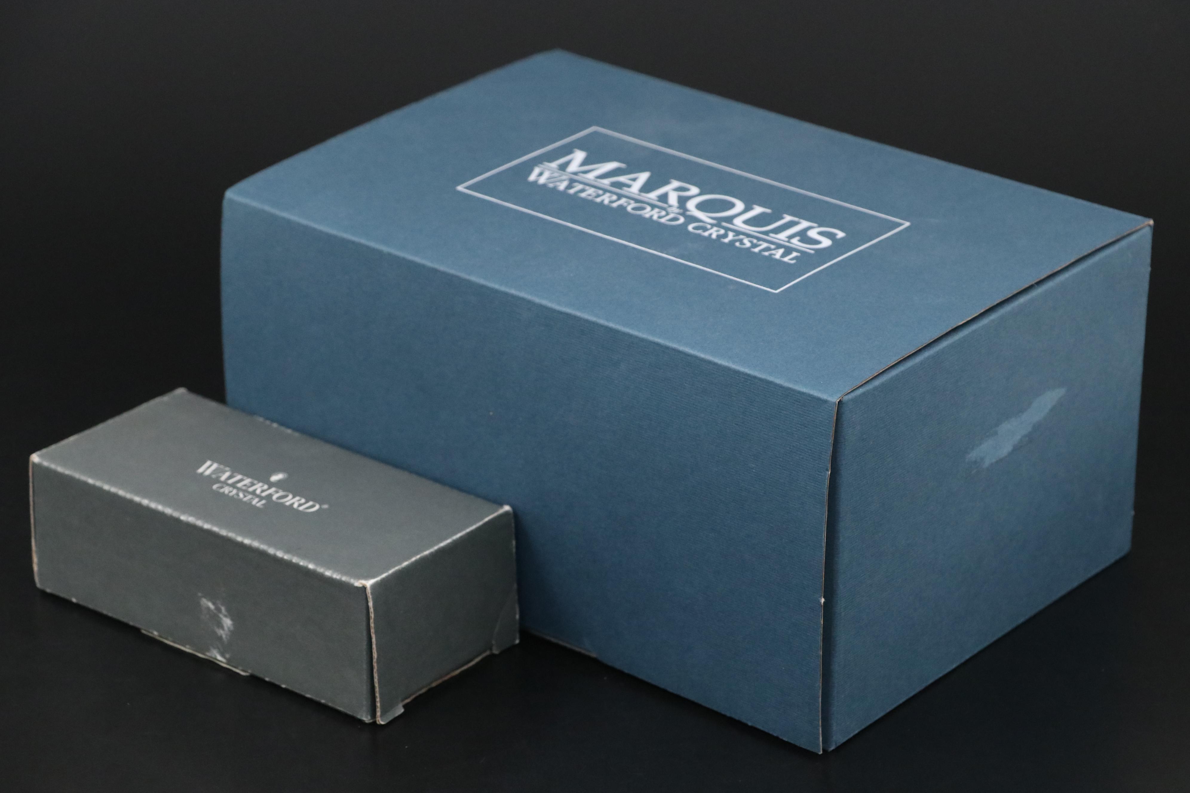 Marquis by Waterford "Brookside" Martini Glasses with Waterford Card Holder