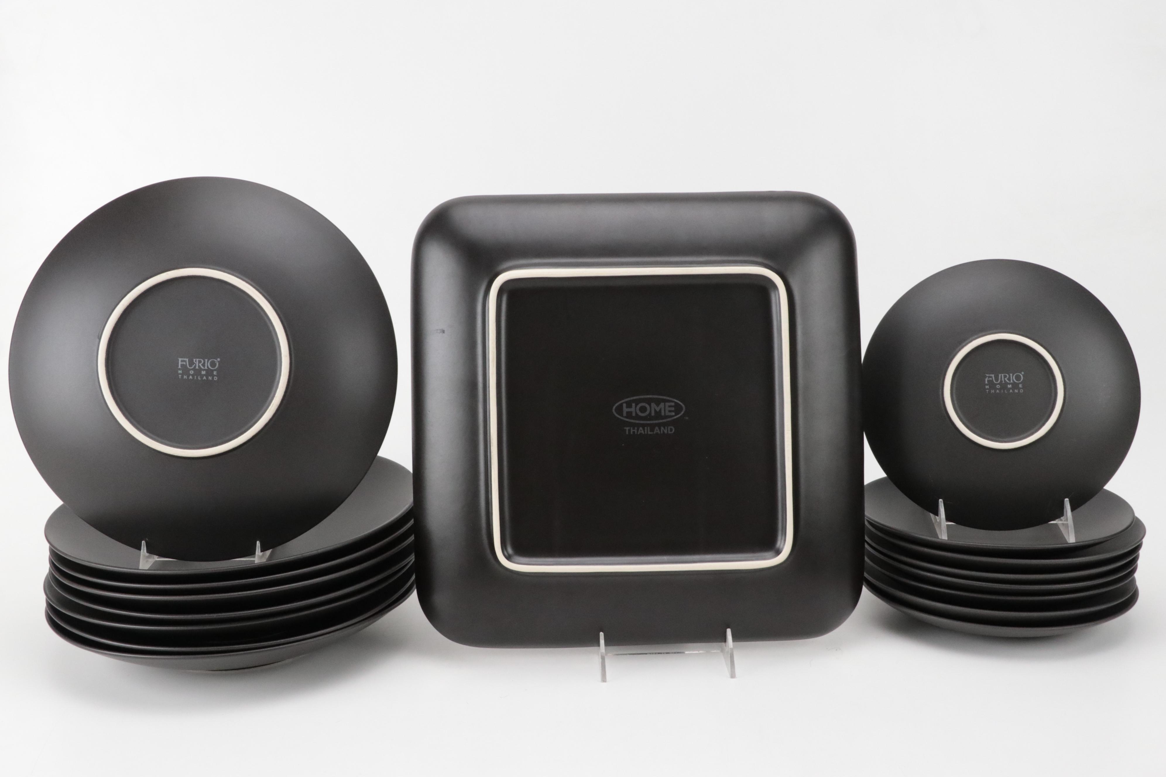 Furio Matte Glazed Ceramic Dinner Plates, Bowls, Mugs and More