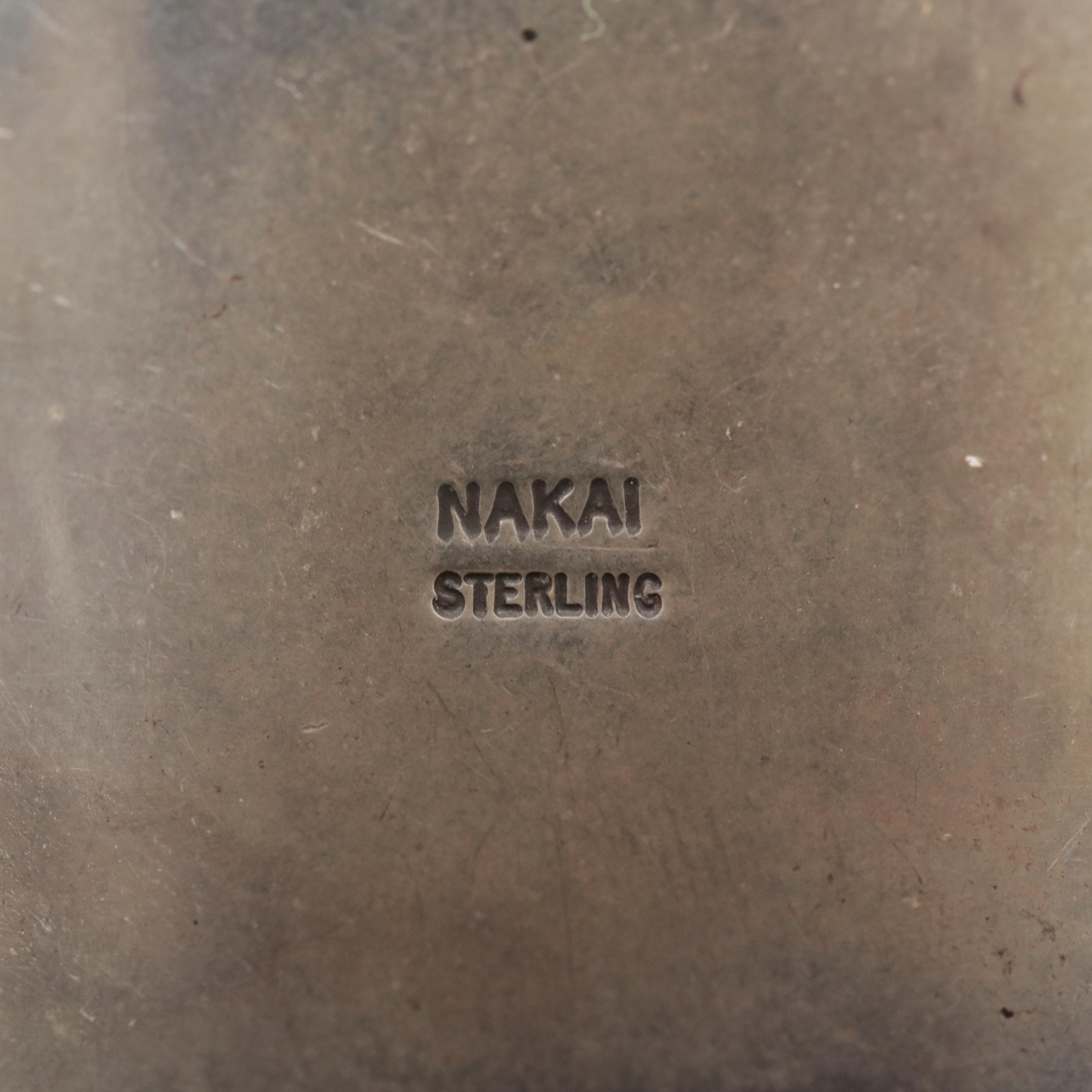 Gilo and Grace Nakai, Navajo Diné Sterling Turquoise Cuff Bracelet