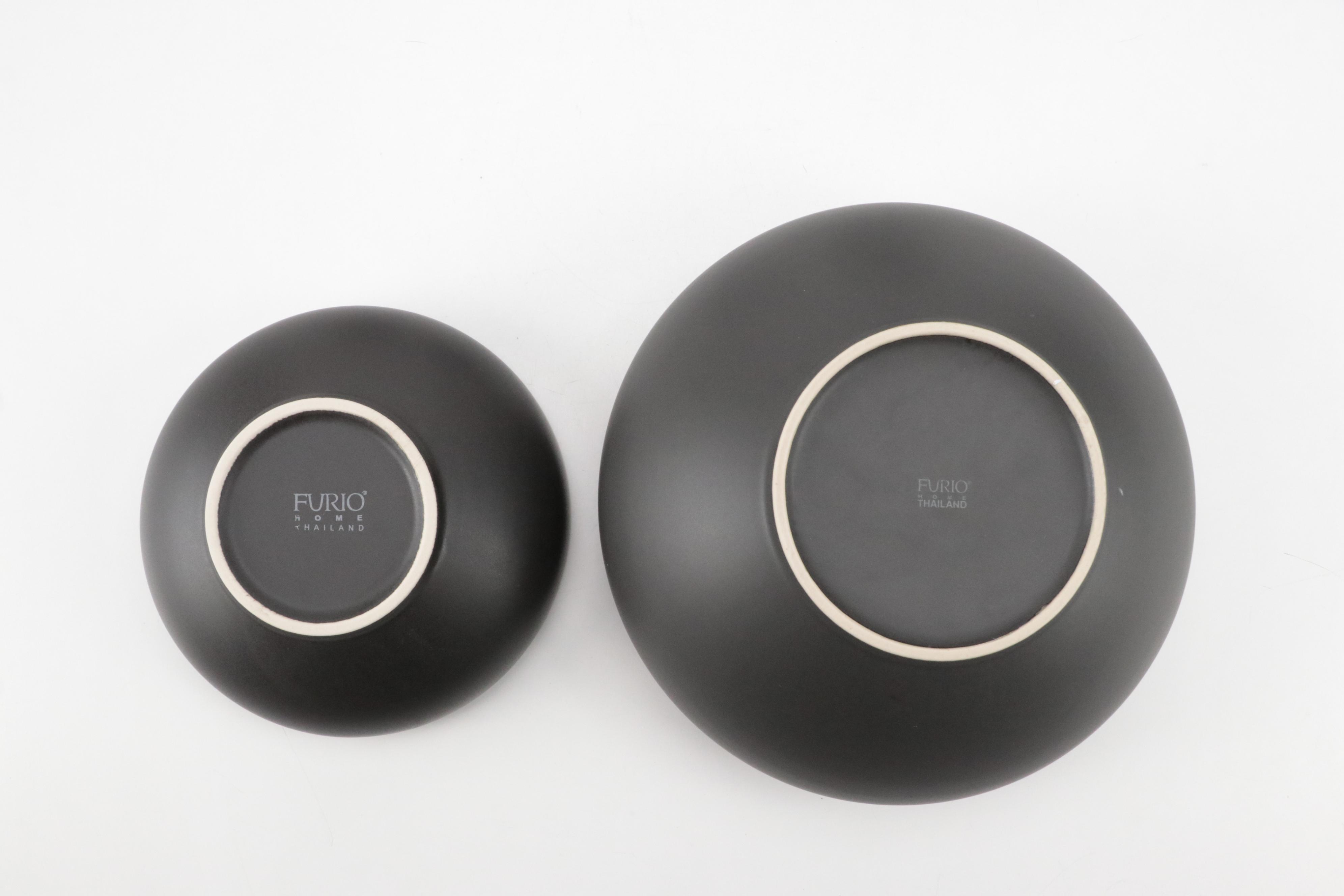 Furio Matte Glazed Ceramic Dinner Plates, Bowls, Mugs and More