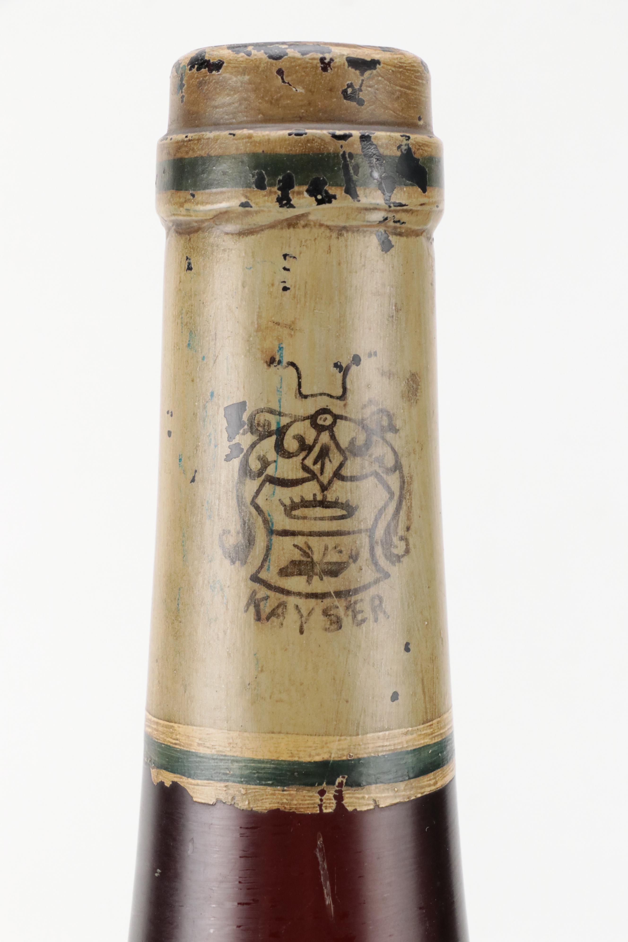 Julius Kayser & Co. Liebfraumilch Oversized Glass Wine Bottle