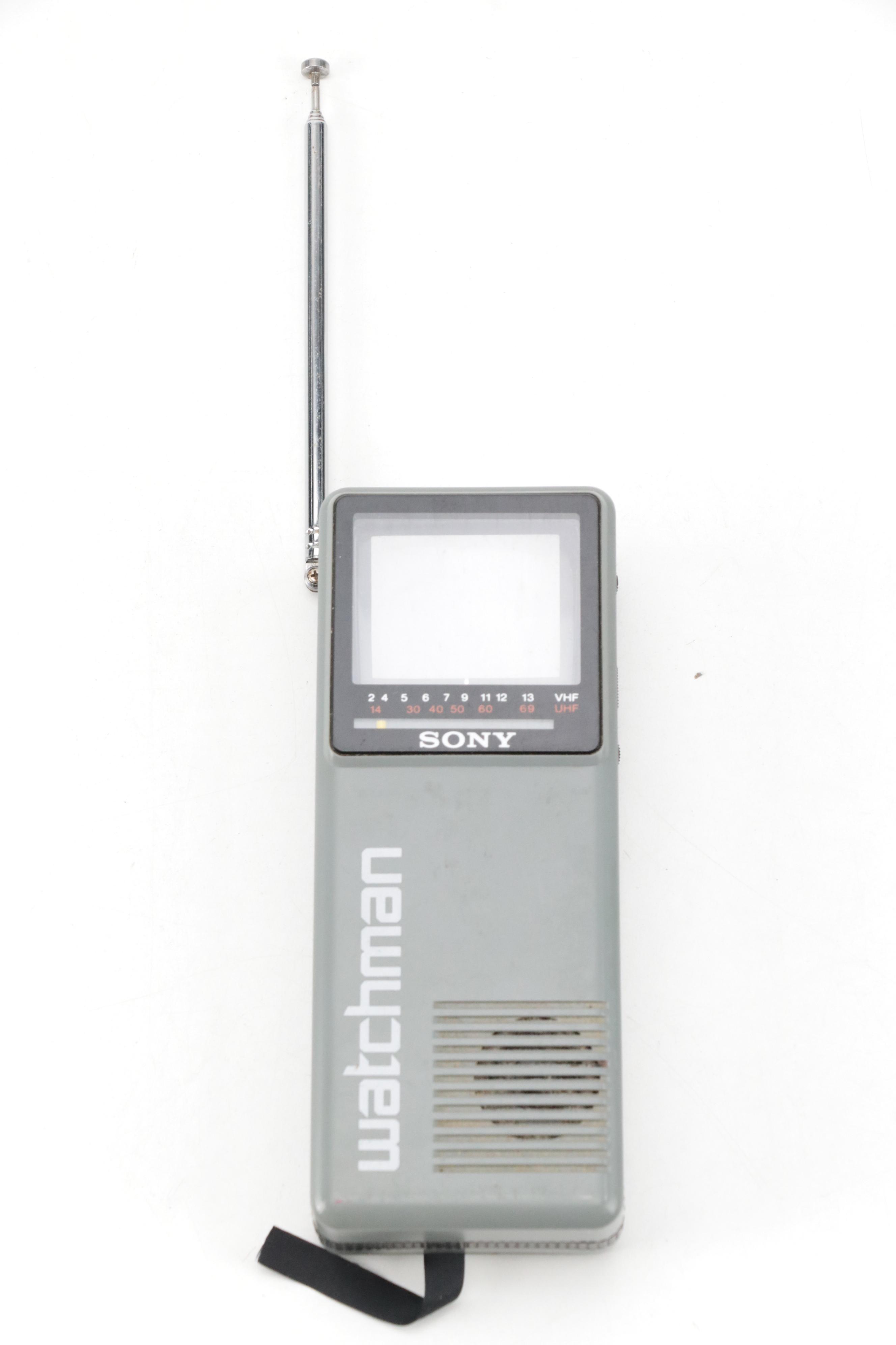 Sony FD-10 Watchman Portable Pocket TV with Fitbit Smart Watches