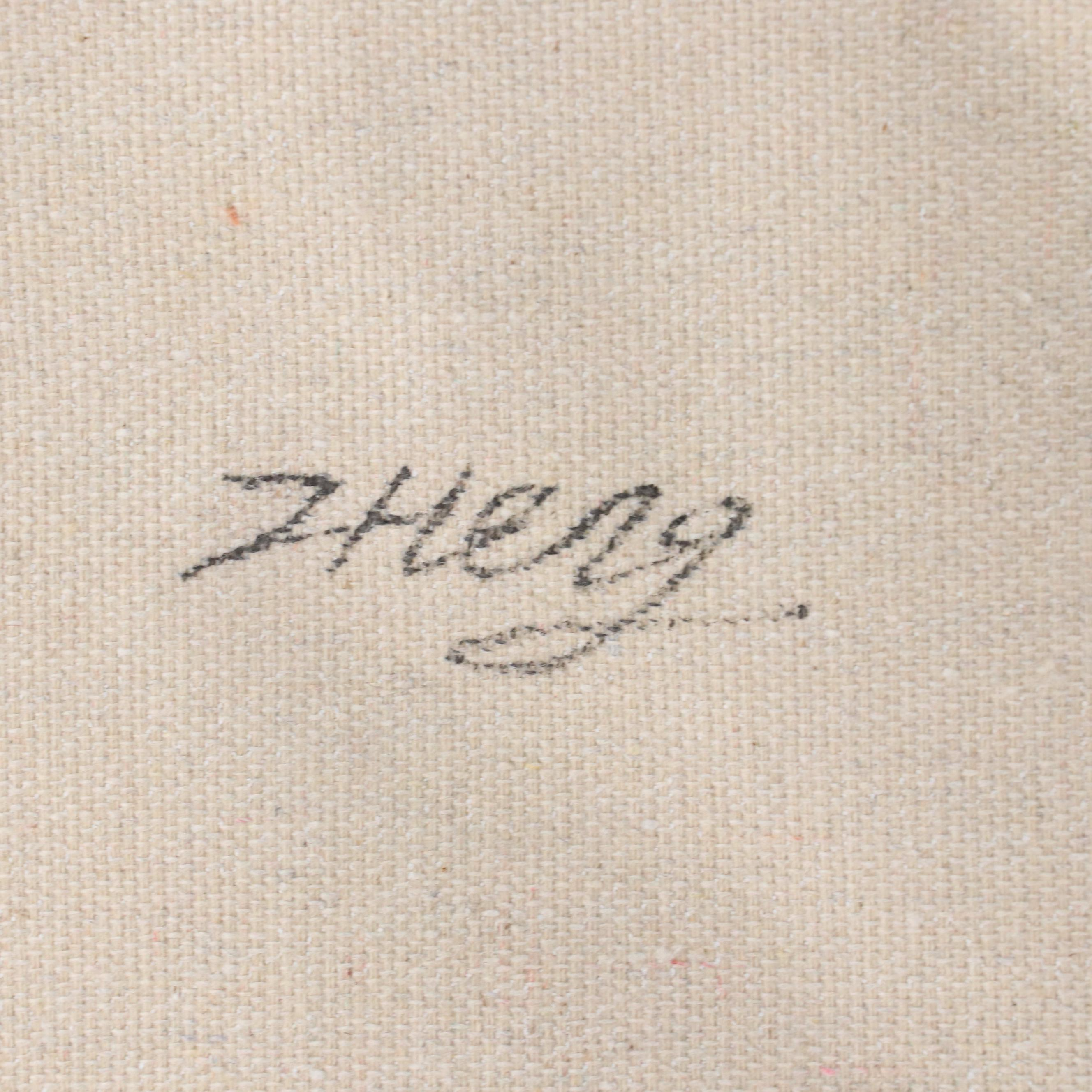 Zheng Abstract Oil Painting, 21st Century