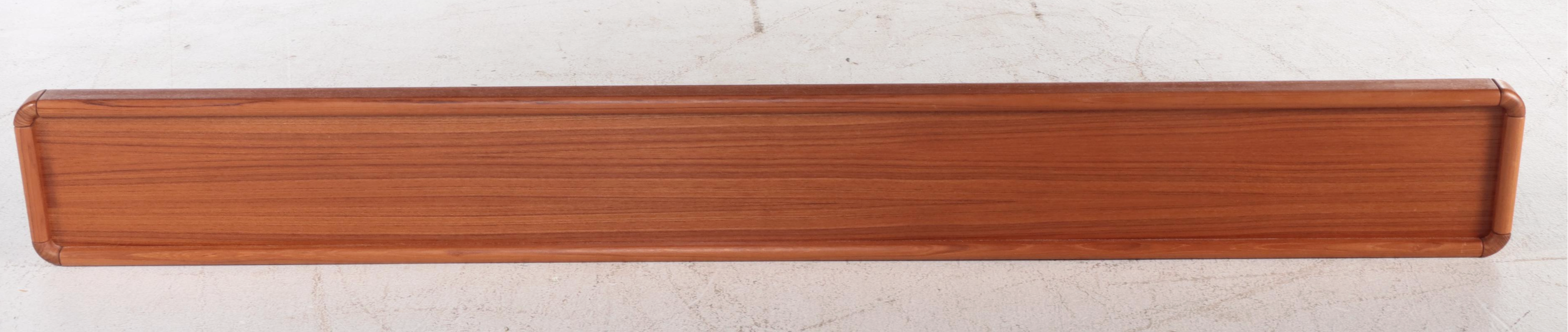 Sun Cabinet Co. Modernist Style Teak King Size Bed Frame with Nightstands