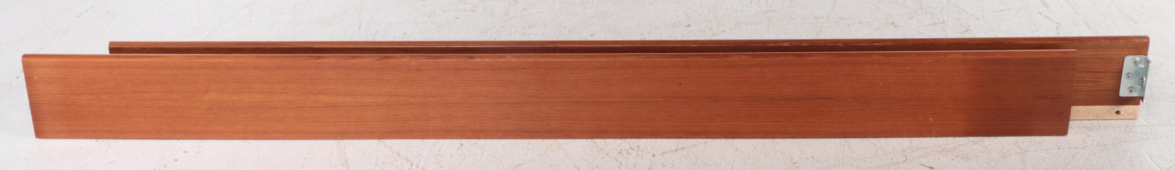 Sun Cabinet Co. Modernist Style Teak King Size Bed Frame with Nightstands