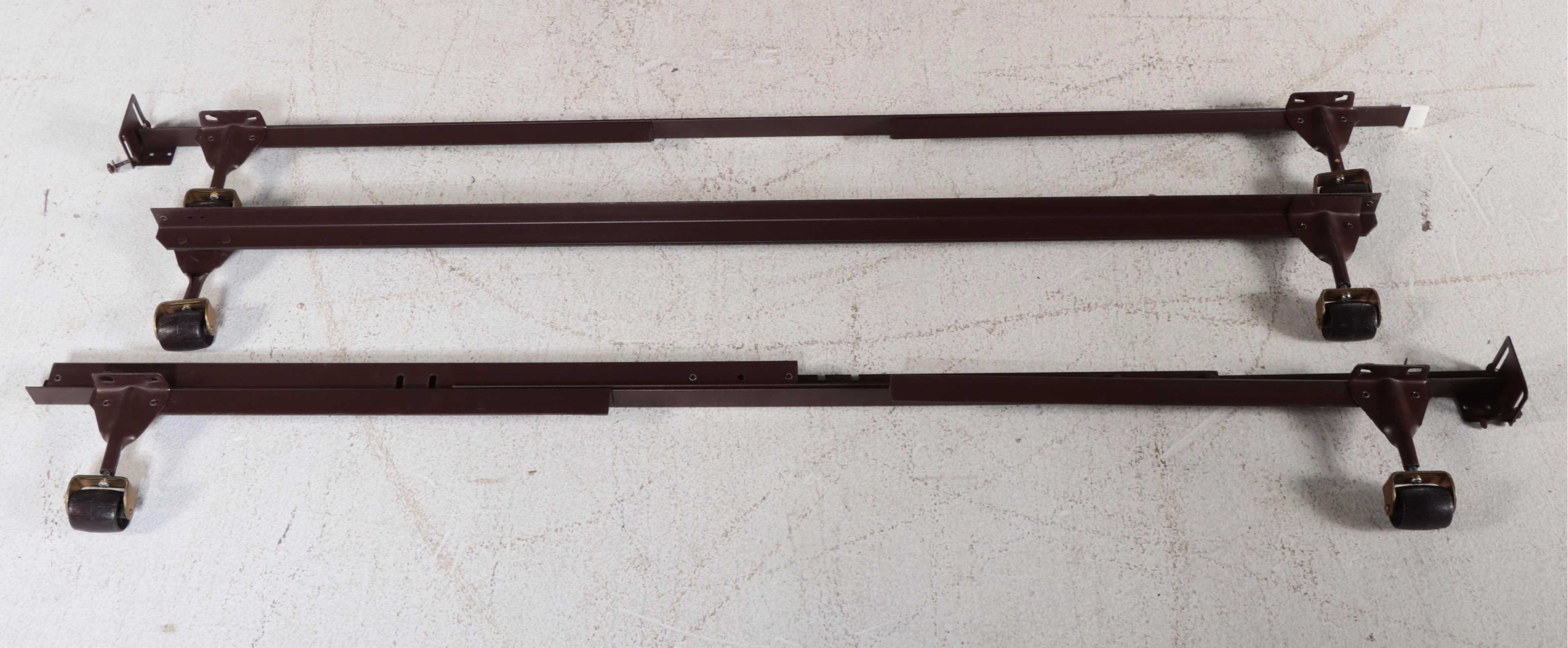 Sun Cabinet Co. Modernist Style Teak King Size Bed Frame with Nightstands