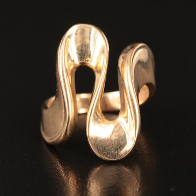 14K Wave Ring