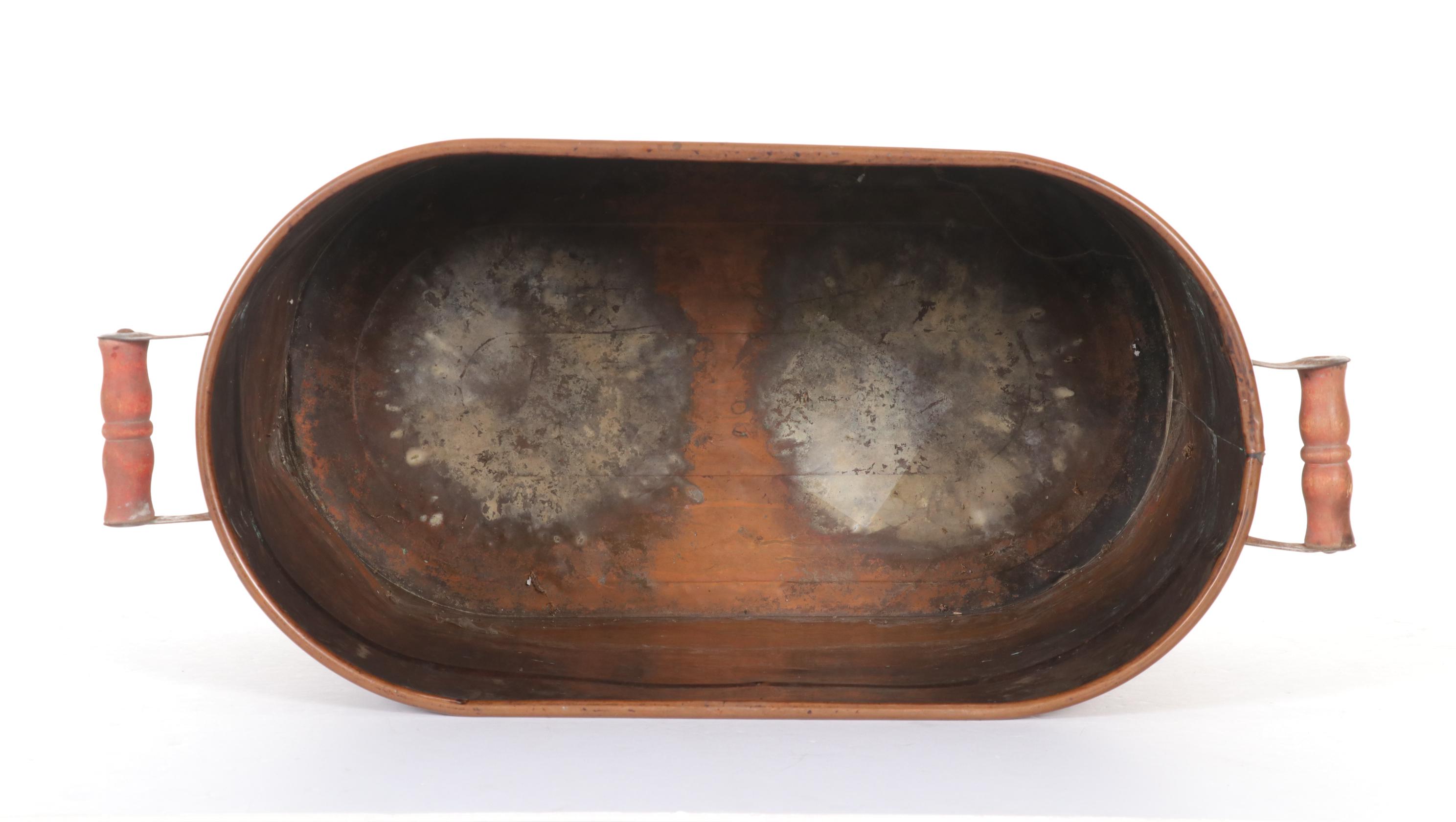Revere Copper Boiler Wash Tub, Early 20th Century