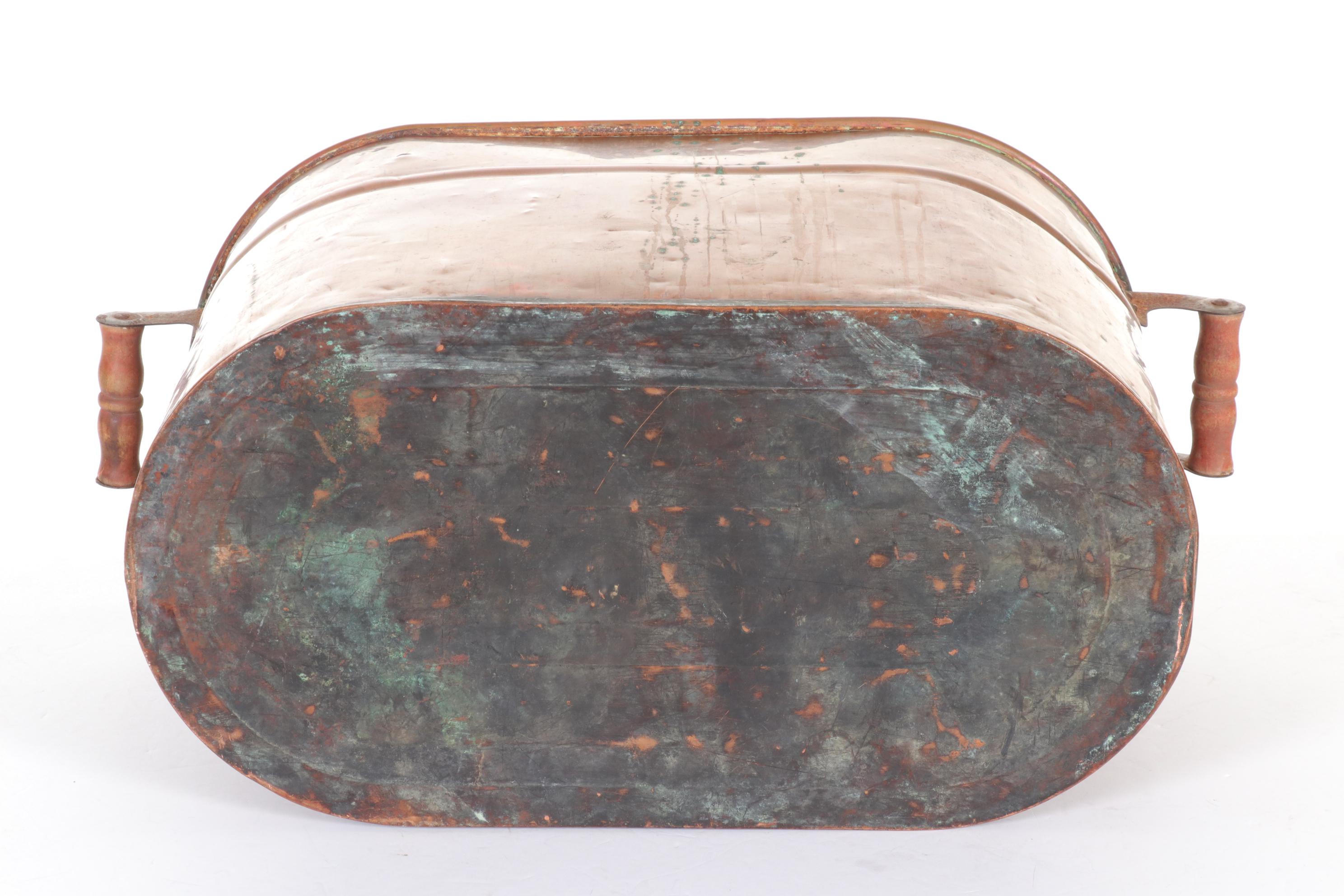 Revere Copper Boiler Wash Tub, Early 20th Century