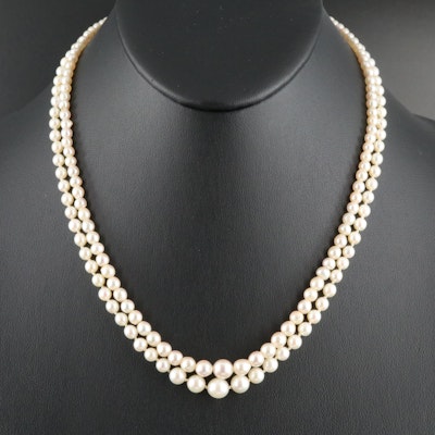 14K Pearl Necklaces