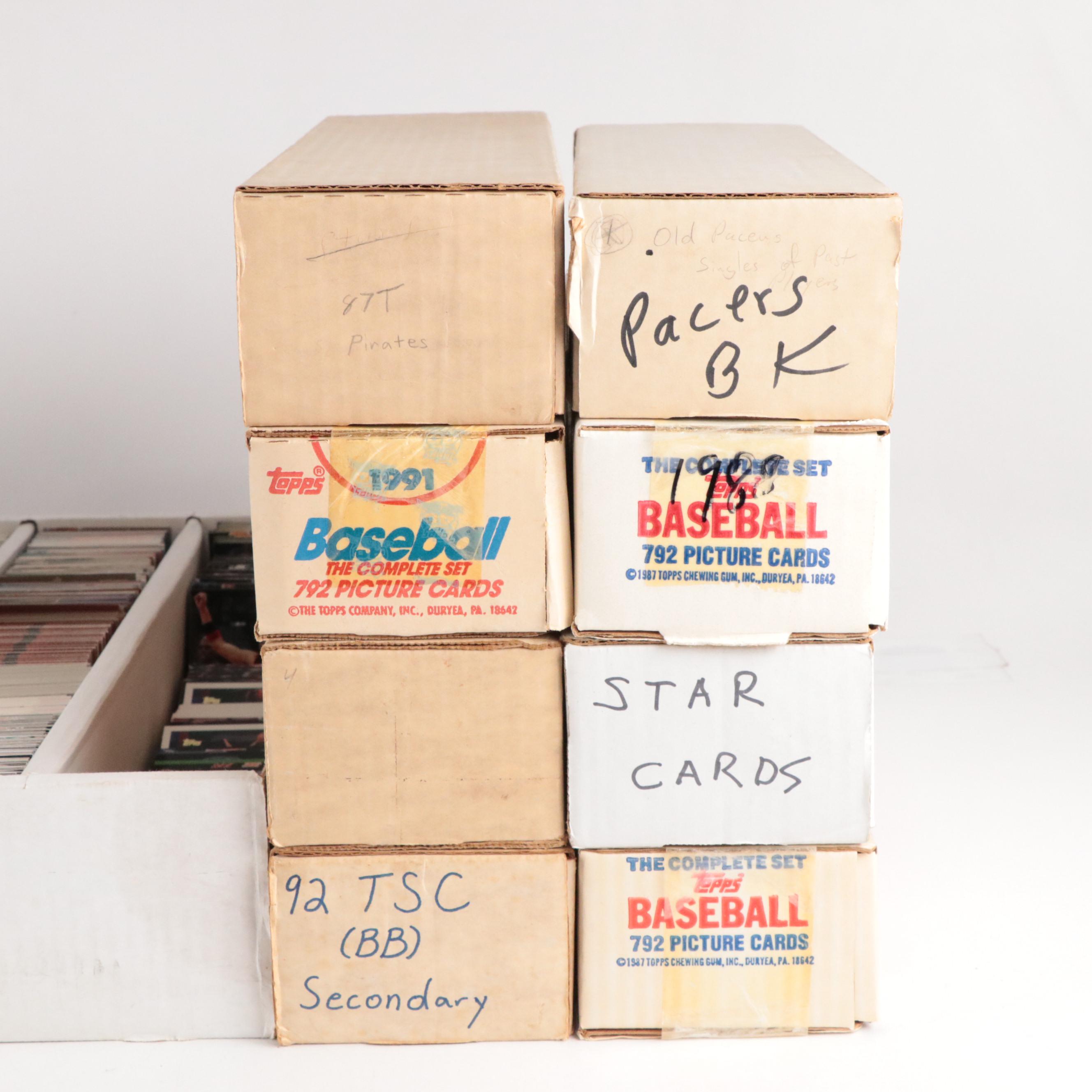 Donruss with Other Sports Cards Featuring Nolan Ryan, Brett Favre, and More