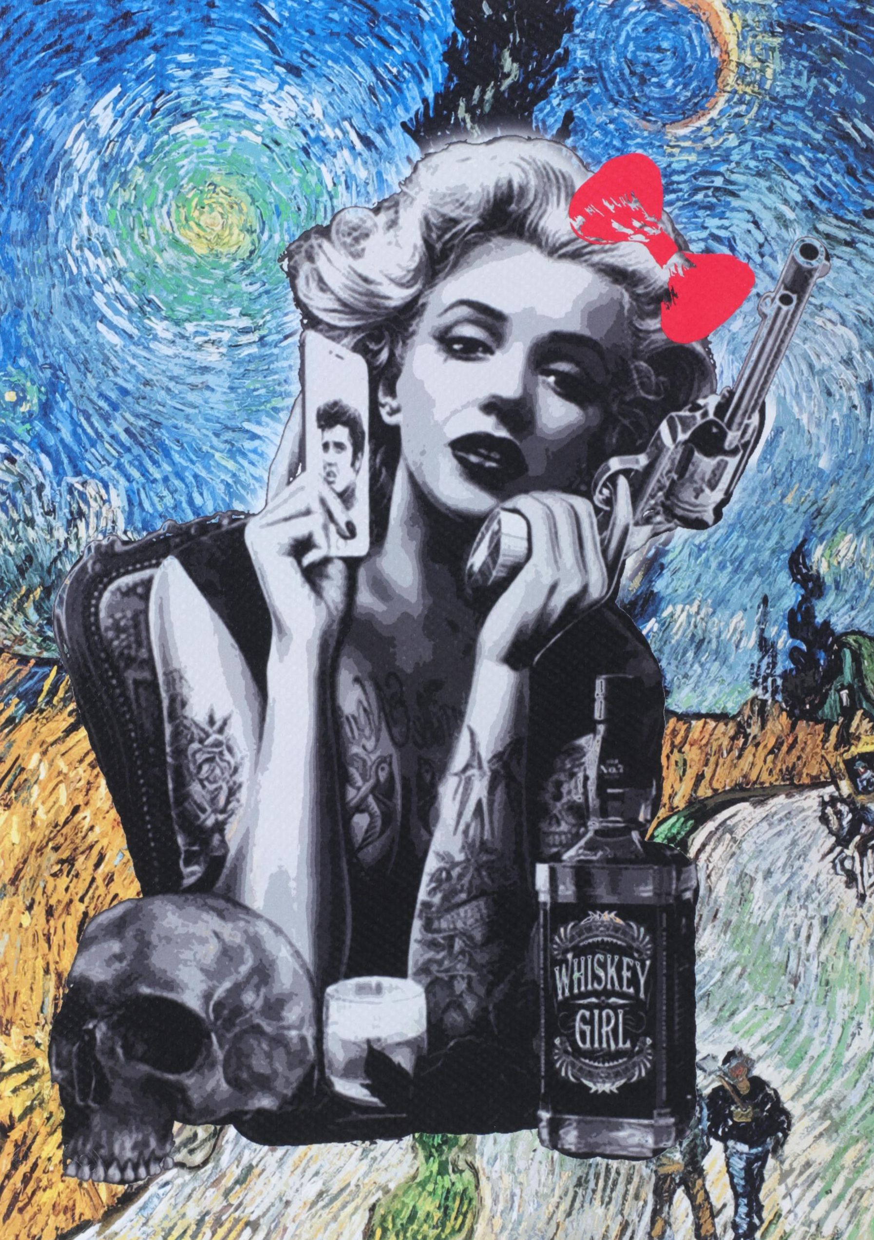 Death NYC Pop Art Graphic Print Featuring Marilyn Monroe, 2023