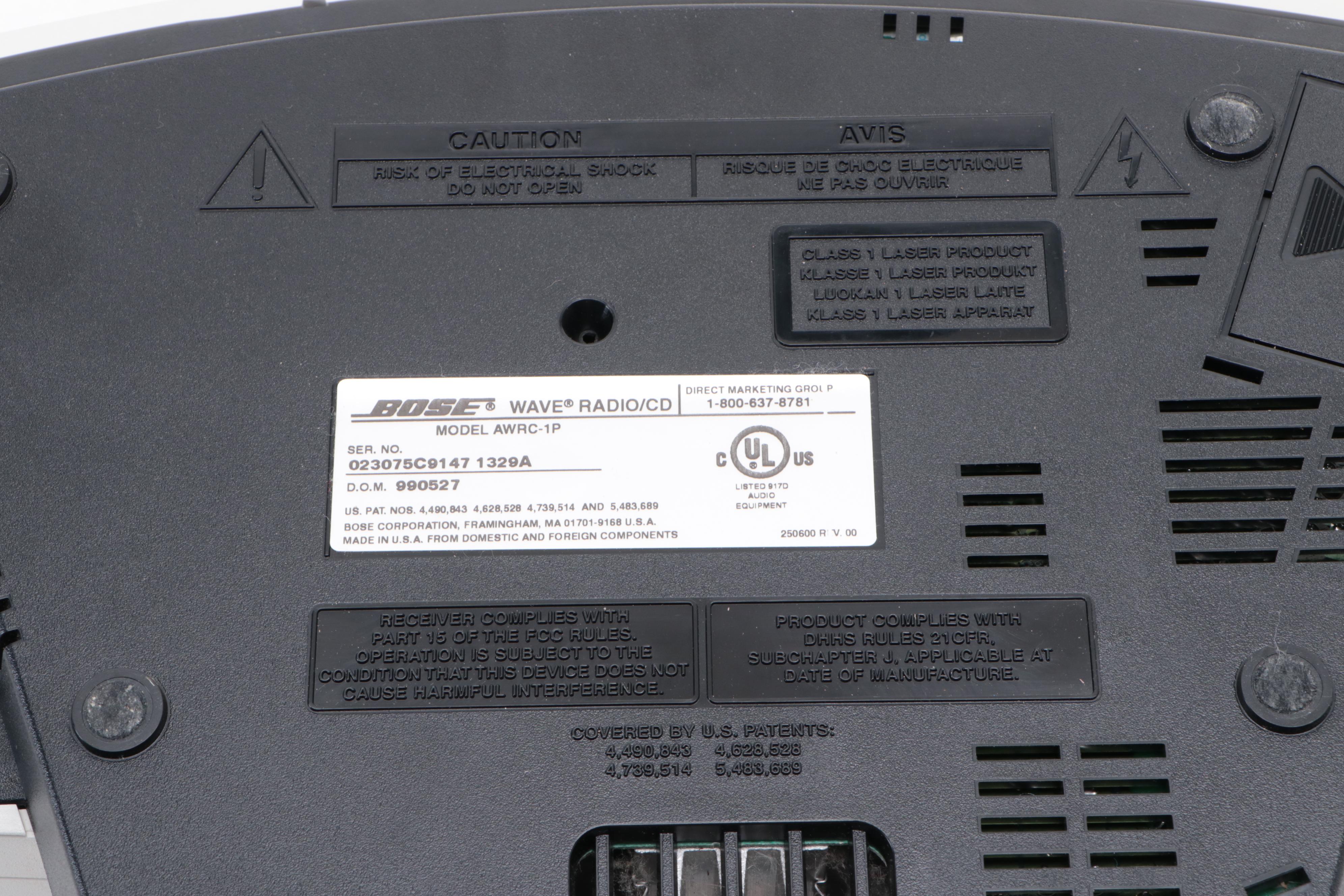 Bose Wave Radio/CD Player