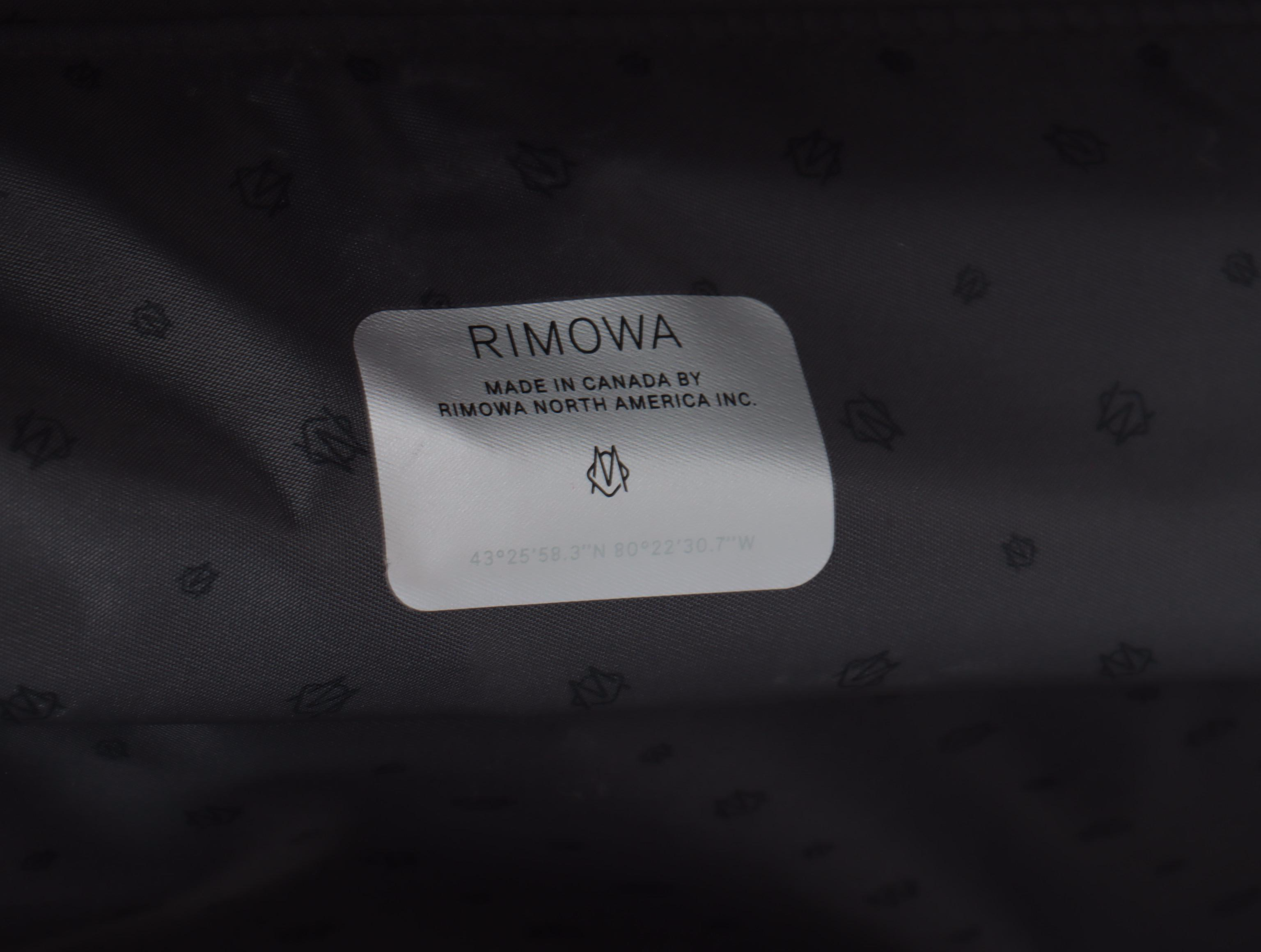 Rimowa Gloss Slate Grey Polycarbonate Essential Trunk Plus Suitcase