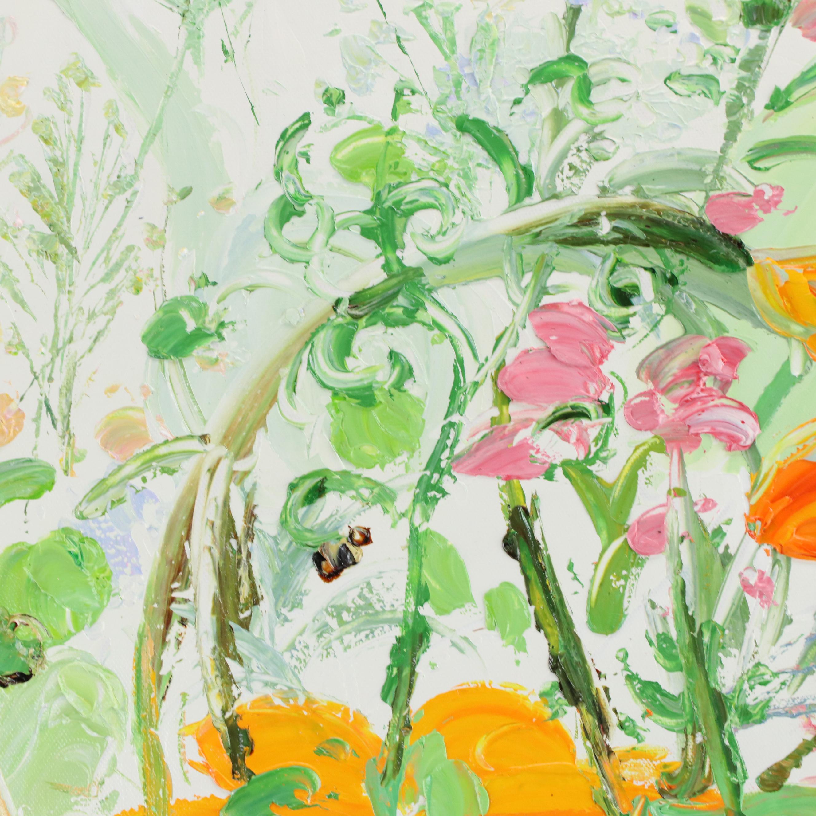 Ping Floral Oil Painting, 21st Century