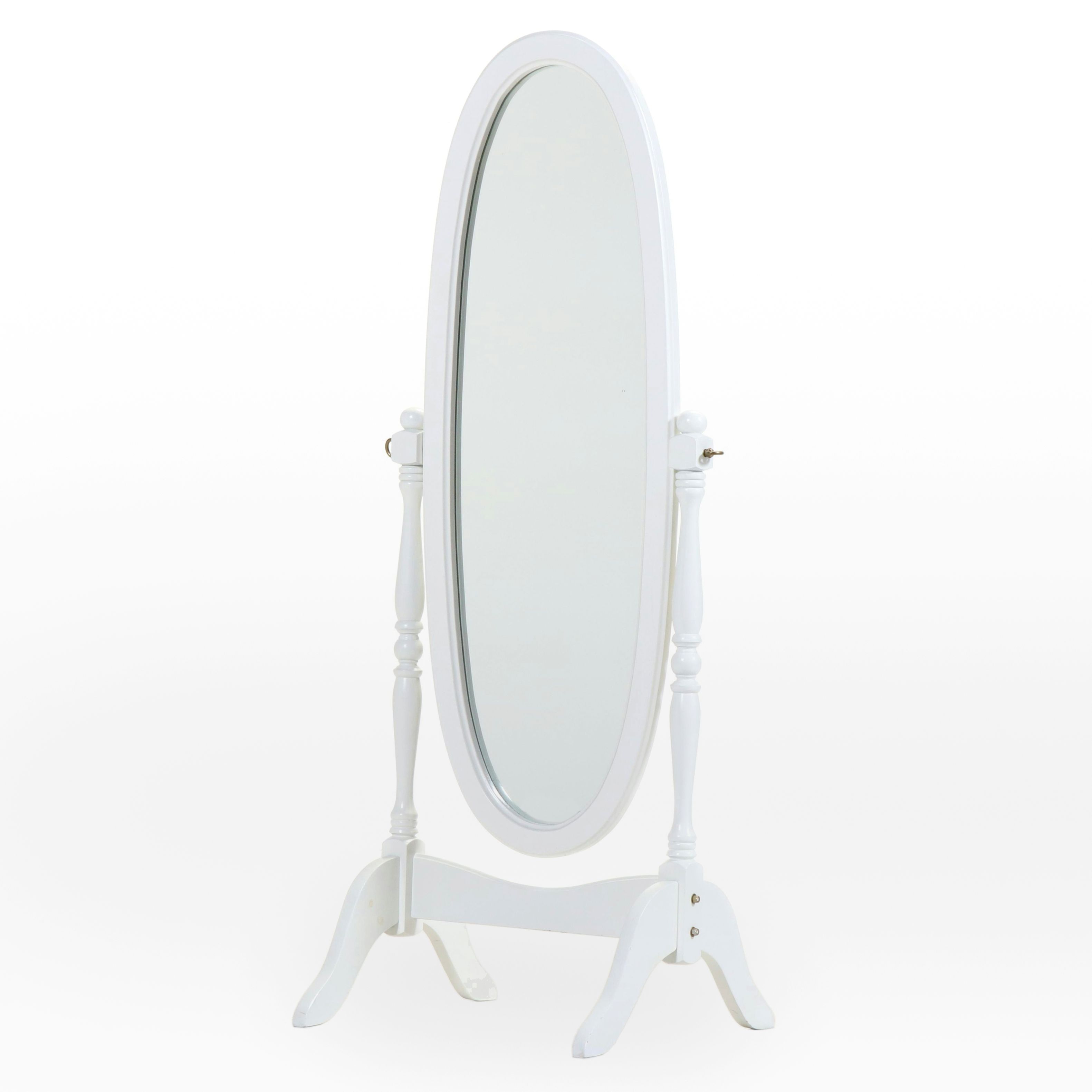 Painted Wooden Cheval Mirror