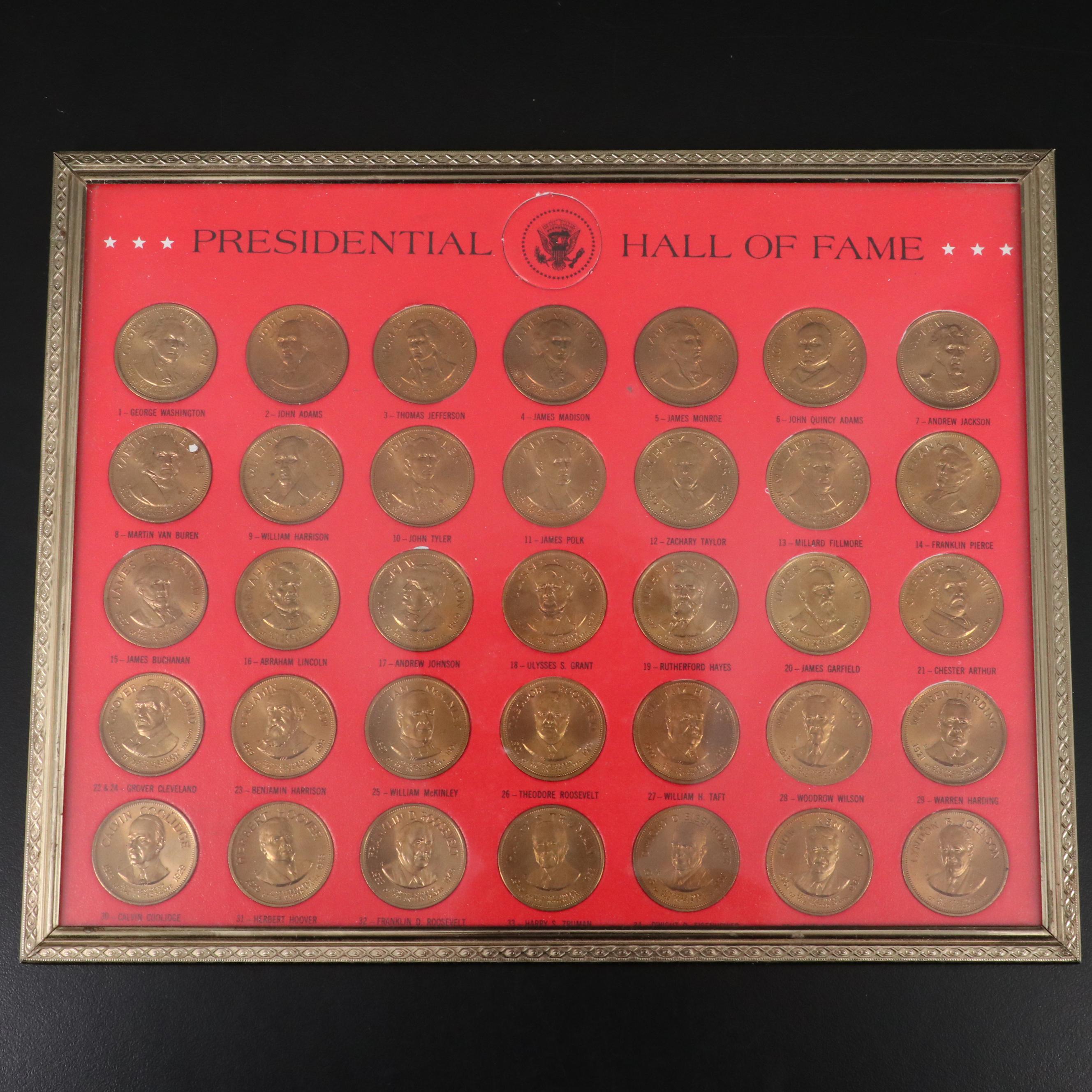 "Presidential Hall of Fame" Commemorative Token Set