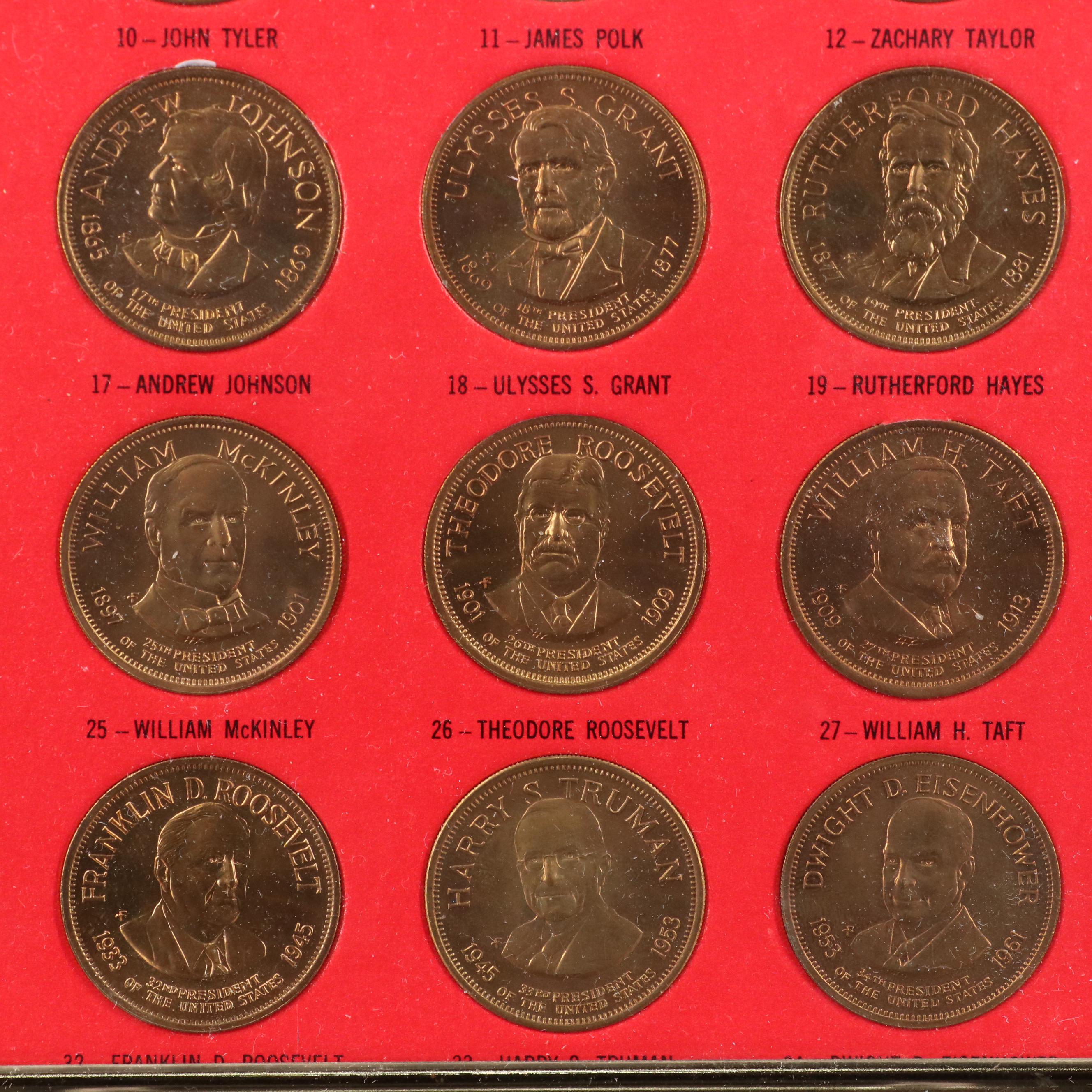 "Presidential Hall of Fame" Commemorative Token Set