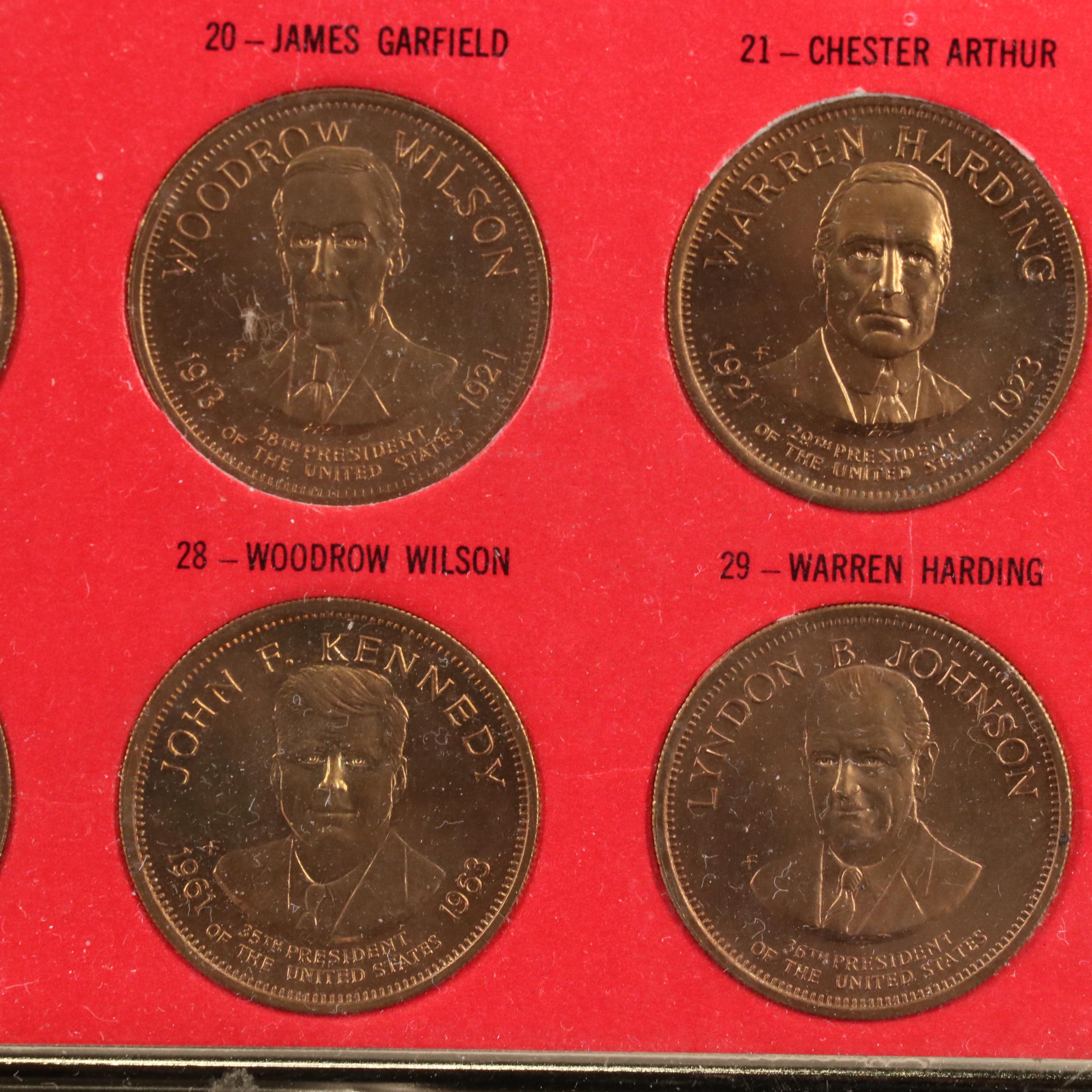 "Presidential Hall of Fame" Commemorative Token Set