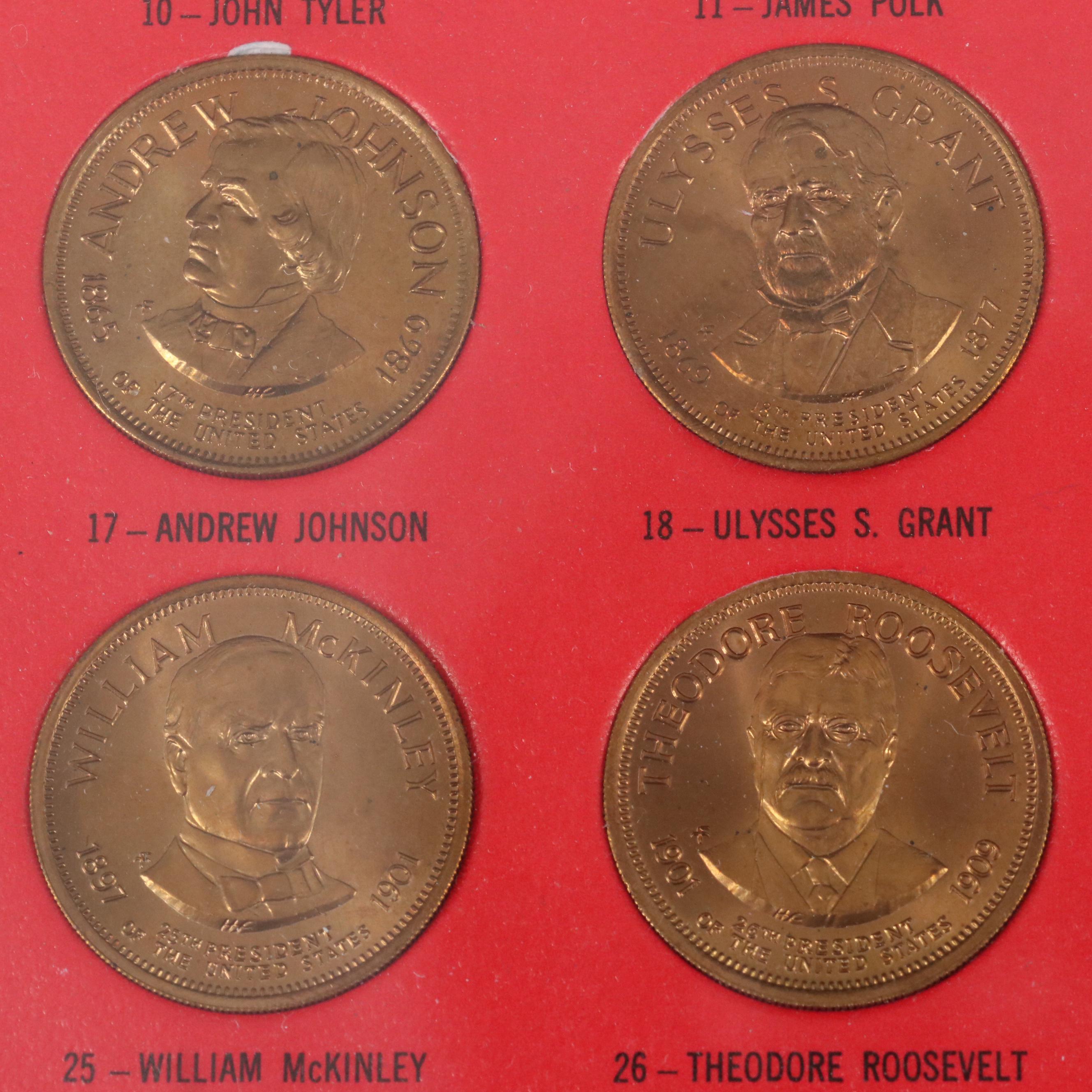 "Presidential Hall of Fame" Commemorative Token Set