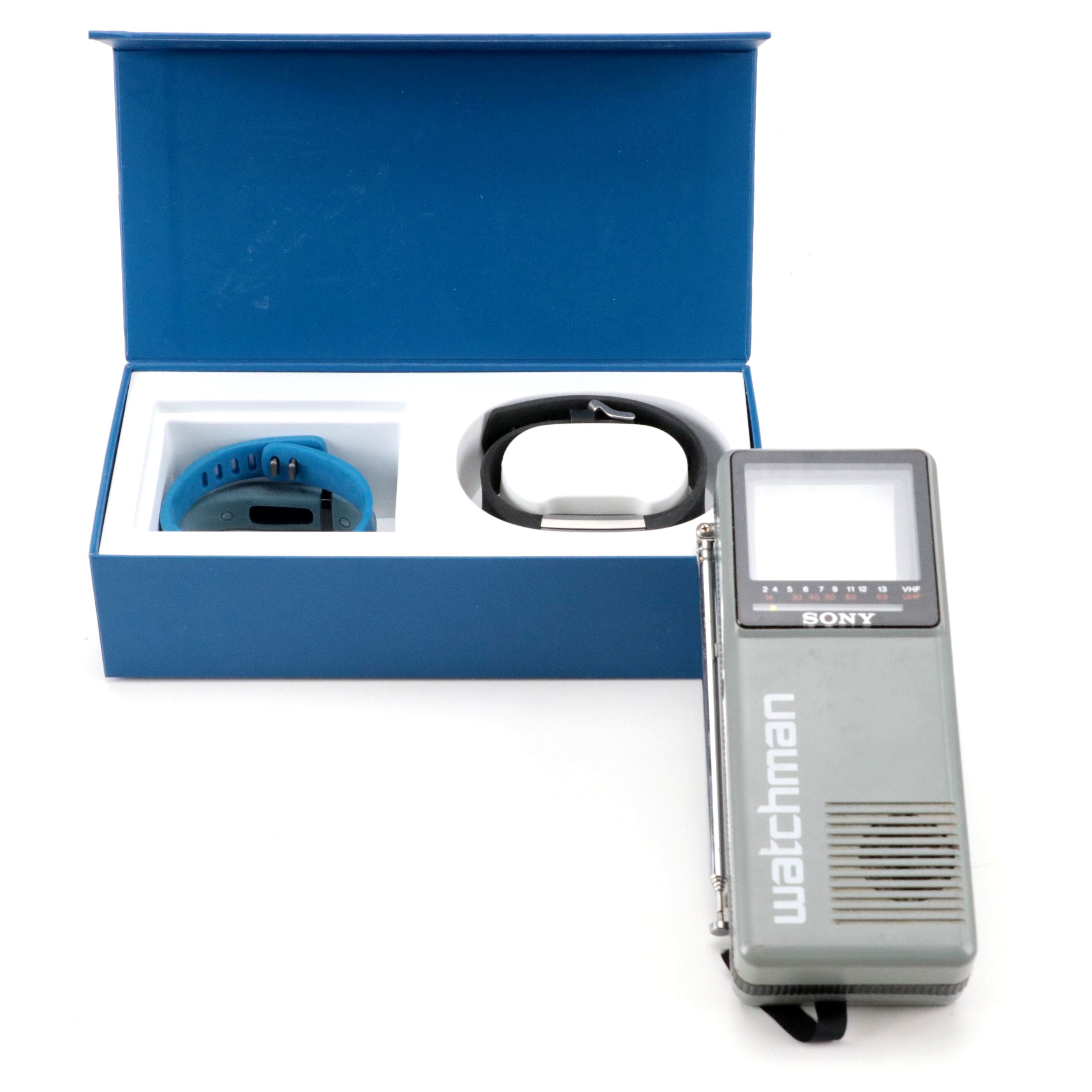 Sony FD-10 Watchman Portable Pocket TV with Fitbit Smart Watches