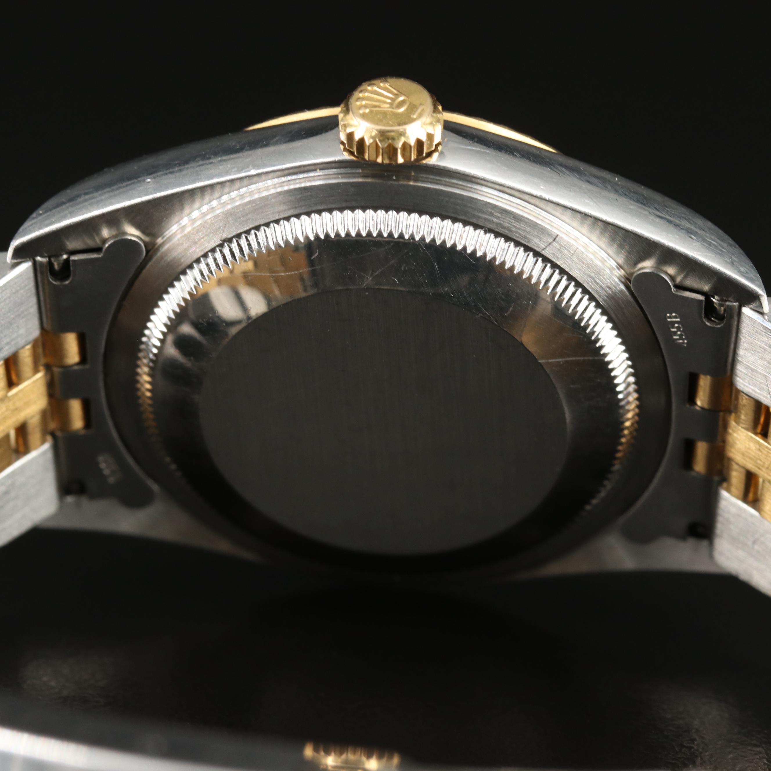 2002 Rolex Datejust 16233 Two-Tone Watch