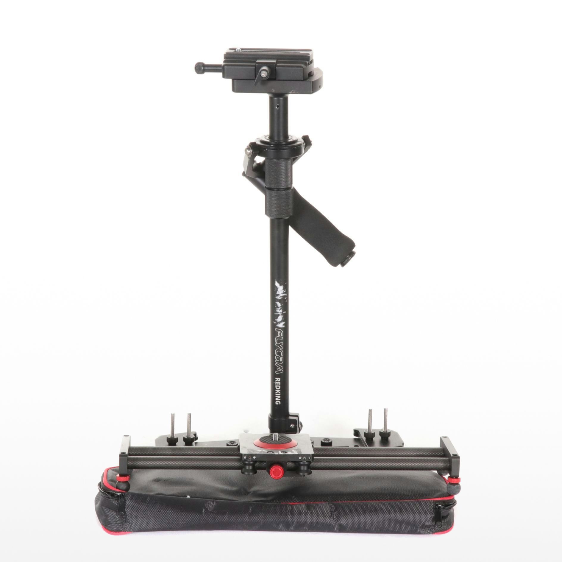 Redking "Flycam" Camera Stabilizer and Neewer Dolly Slider with Case