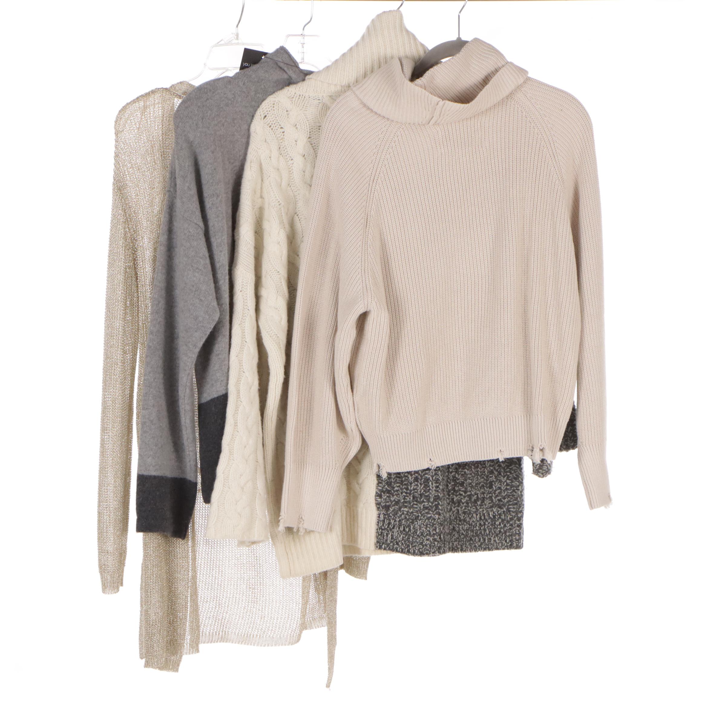 Pistola Cowl Neck Sweater, Parrish LA, Lioness, and Other Sweaters & Knit Jacket