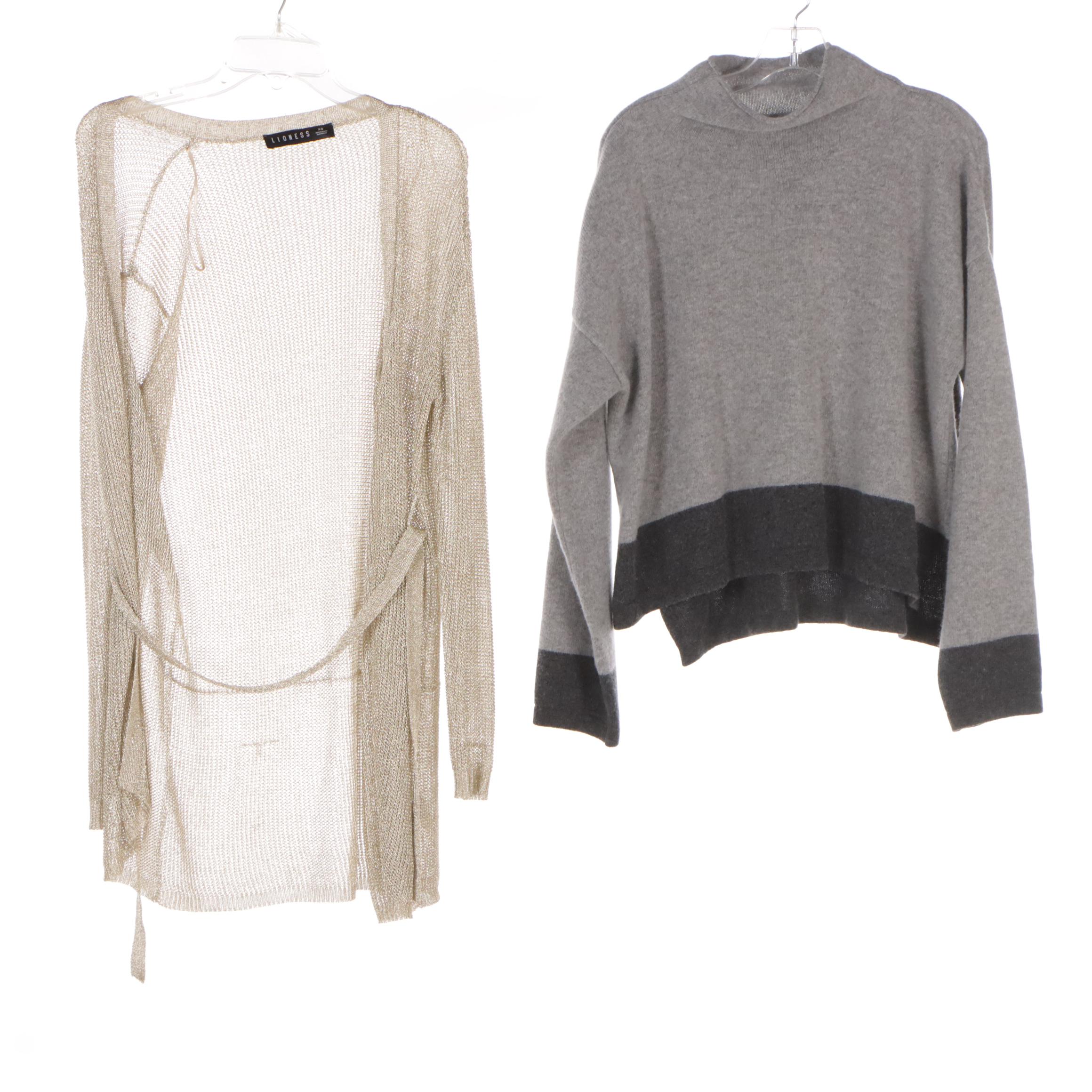 Pistola Cowl Neck Sweater, Parrish LA, Lioness, and Other Sweaters & Knit Jacket