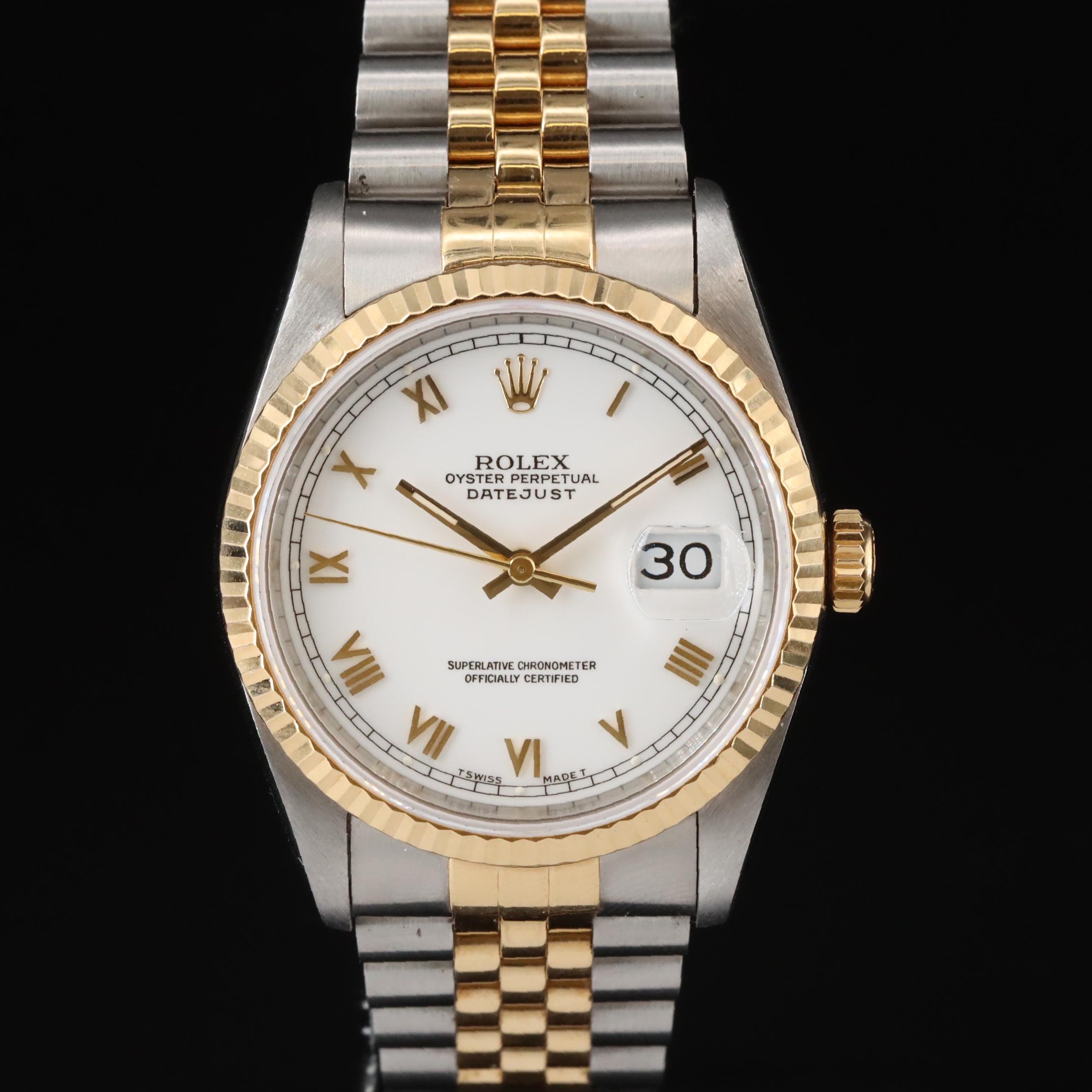 1991 Rolex Oyster Perpetual Datejust Watch