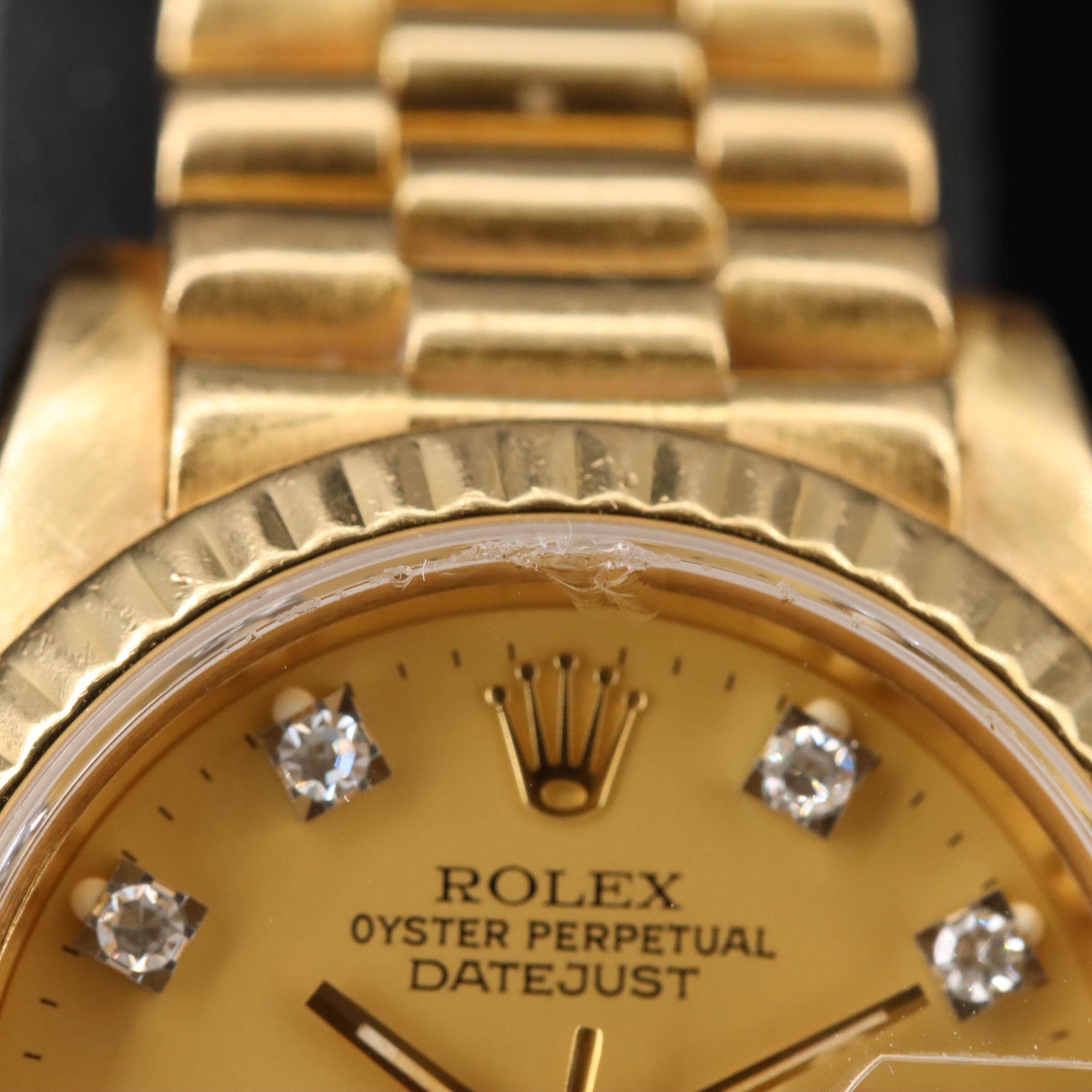 1984 Rolex Datejust 69178 Automatic Watch