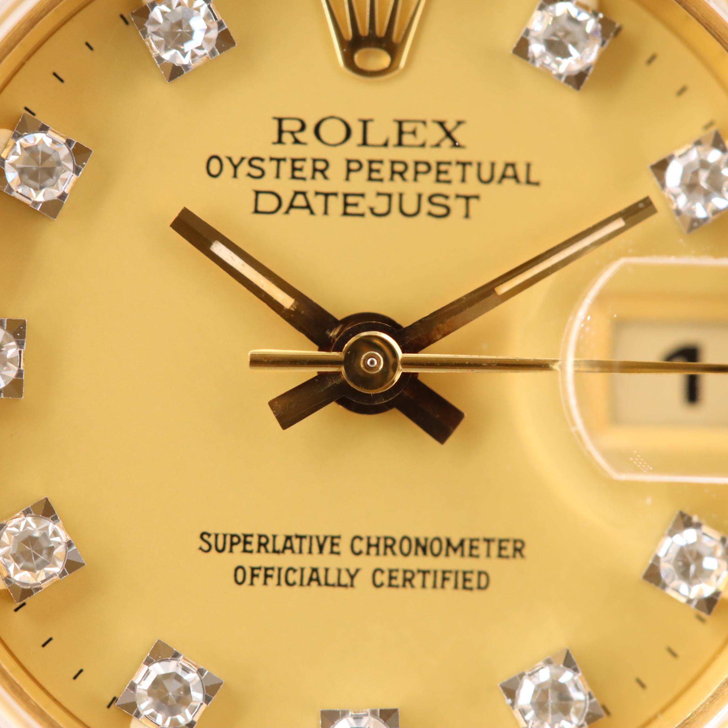 1984 Rolex Datejust 69178 Automatic Watch