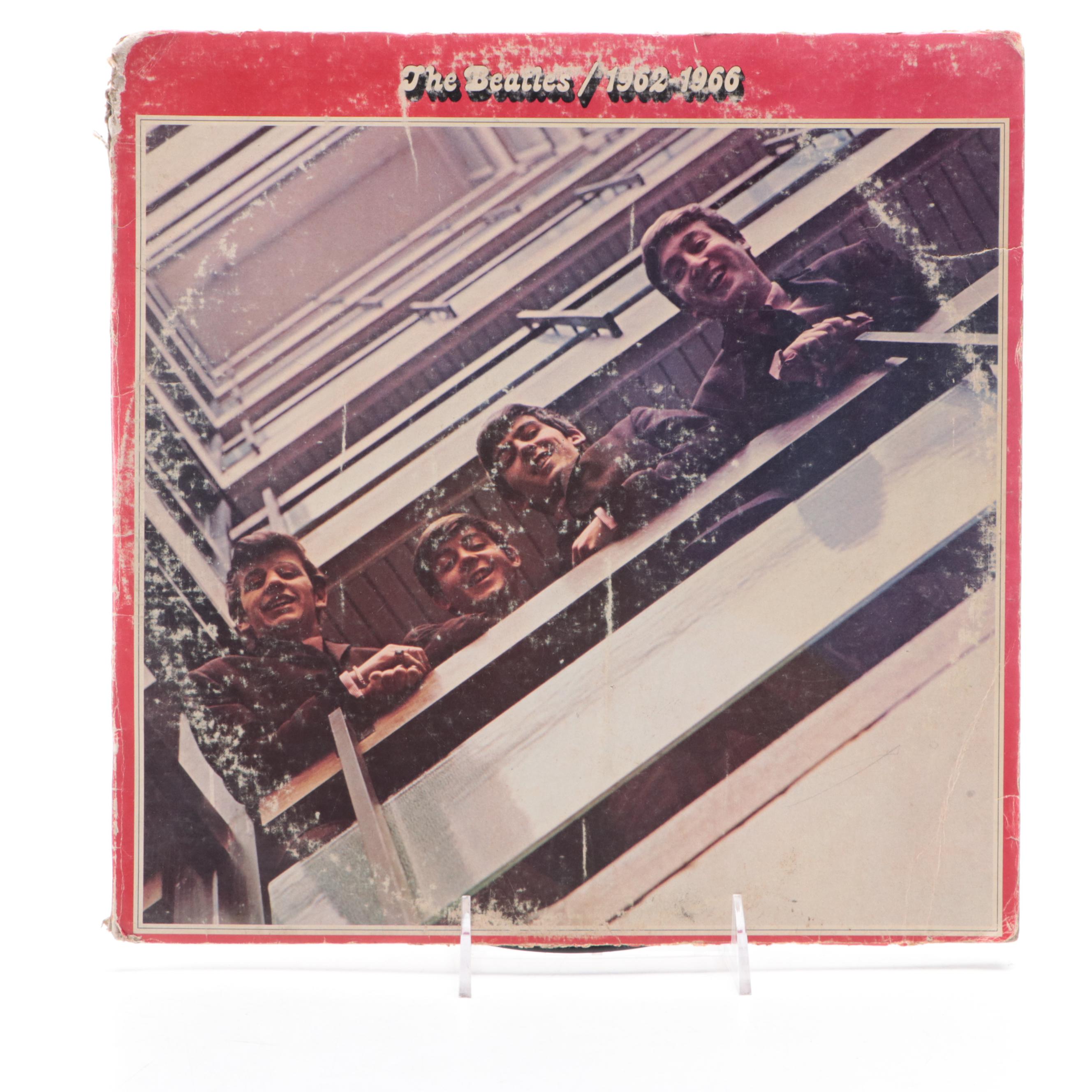 The Beatles Vinyl Record Albums with Collectible Bobbleheads