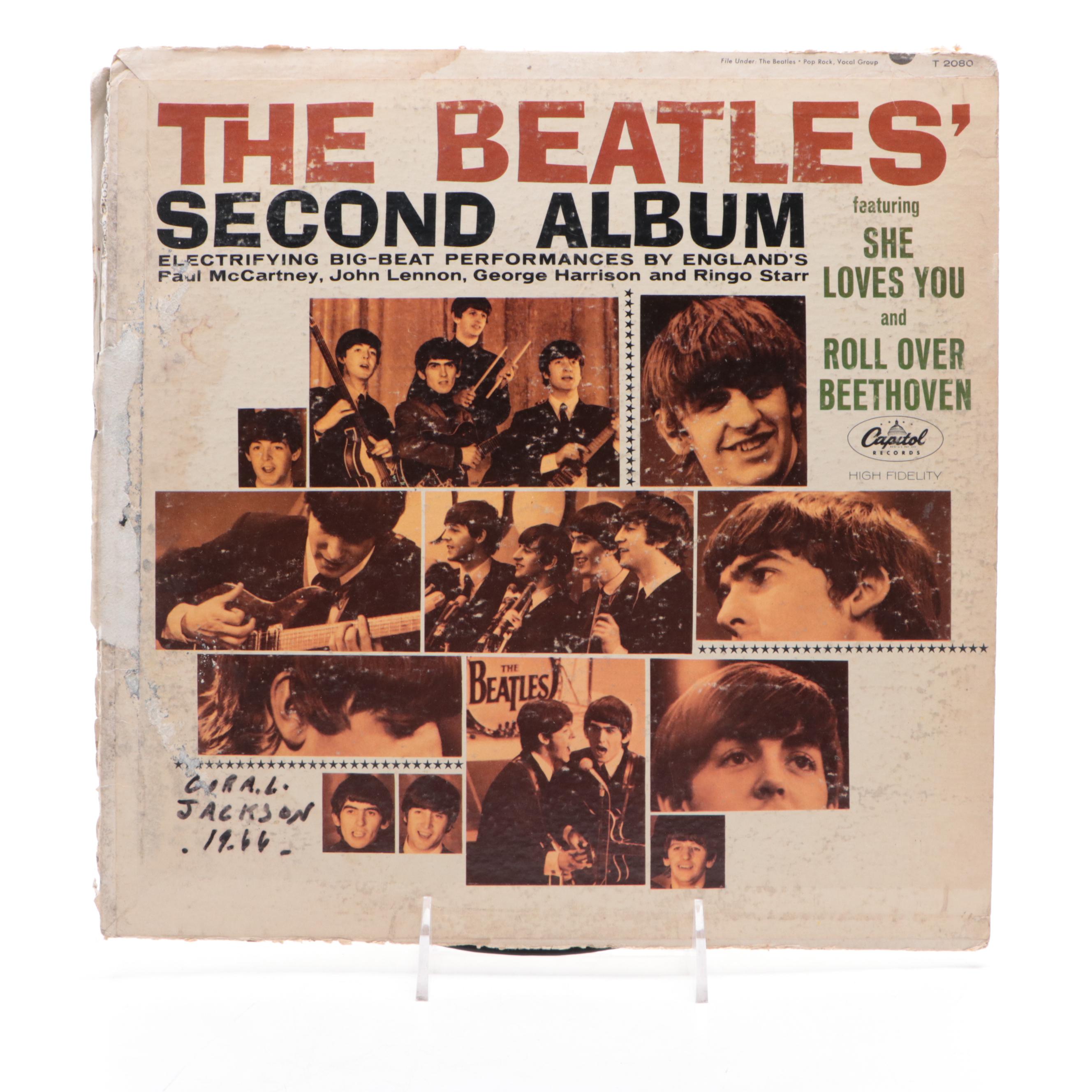 The Beatles Vinyl Record Albums with Collectible Bobbleheads