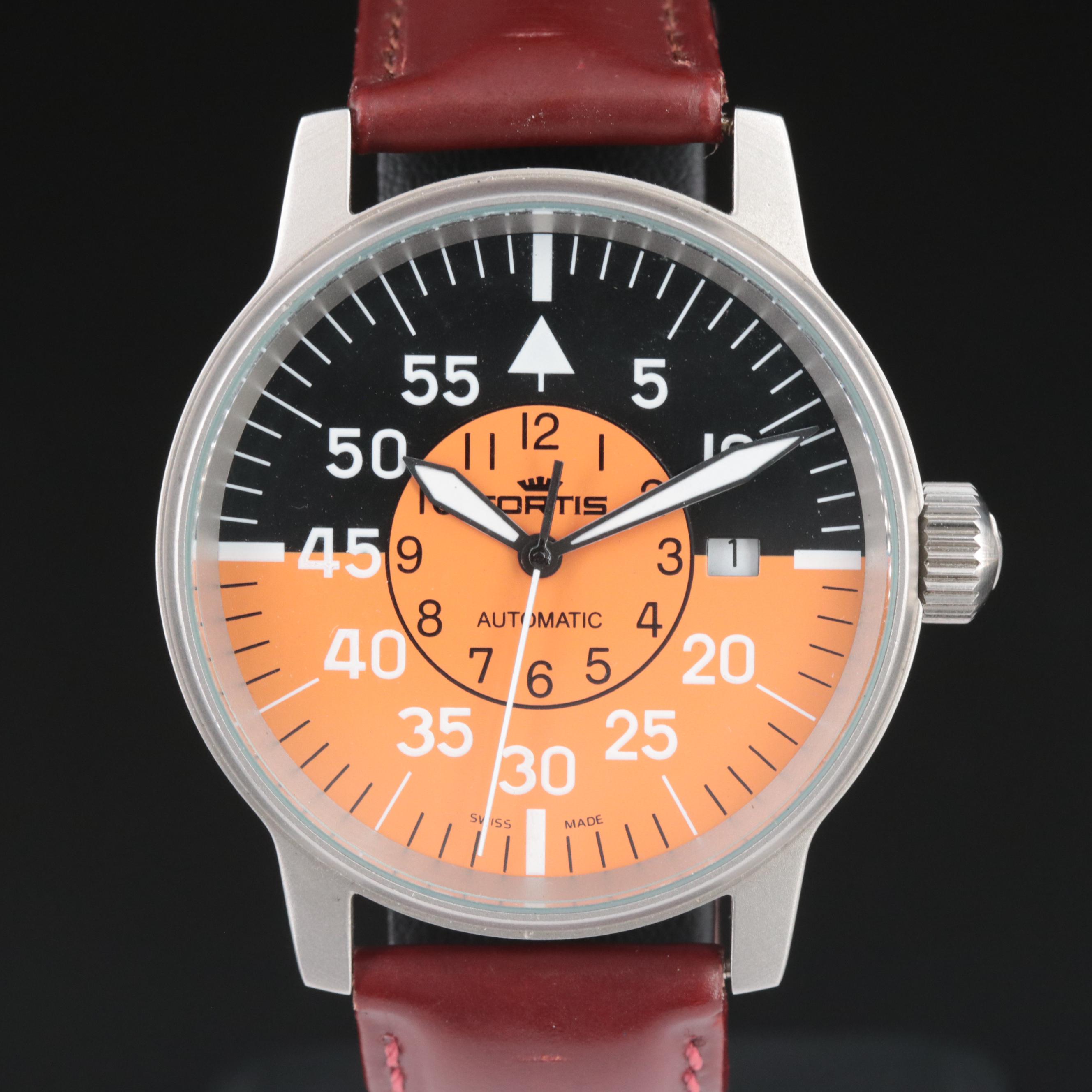 Fortis Flieger 40mm Steel Automatic Watch