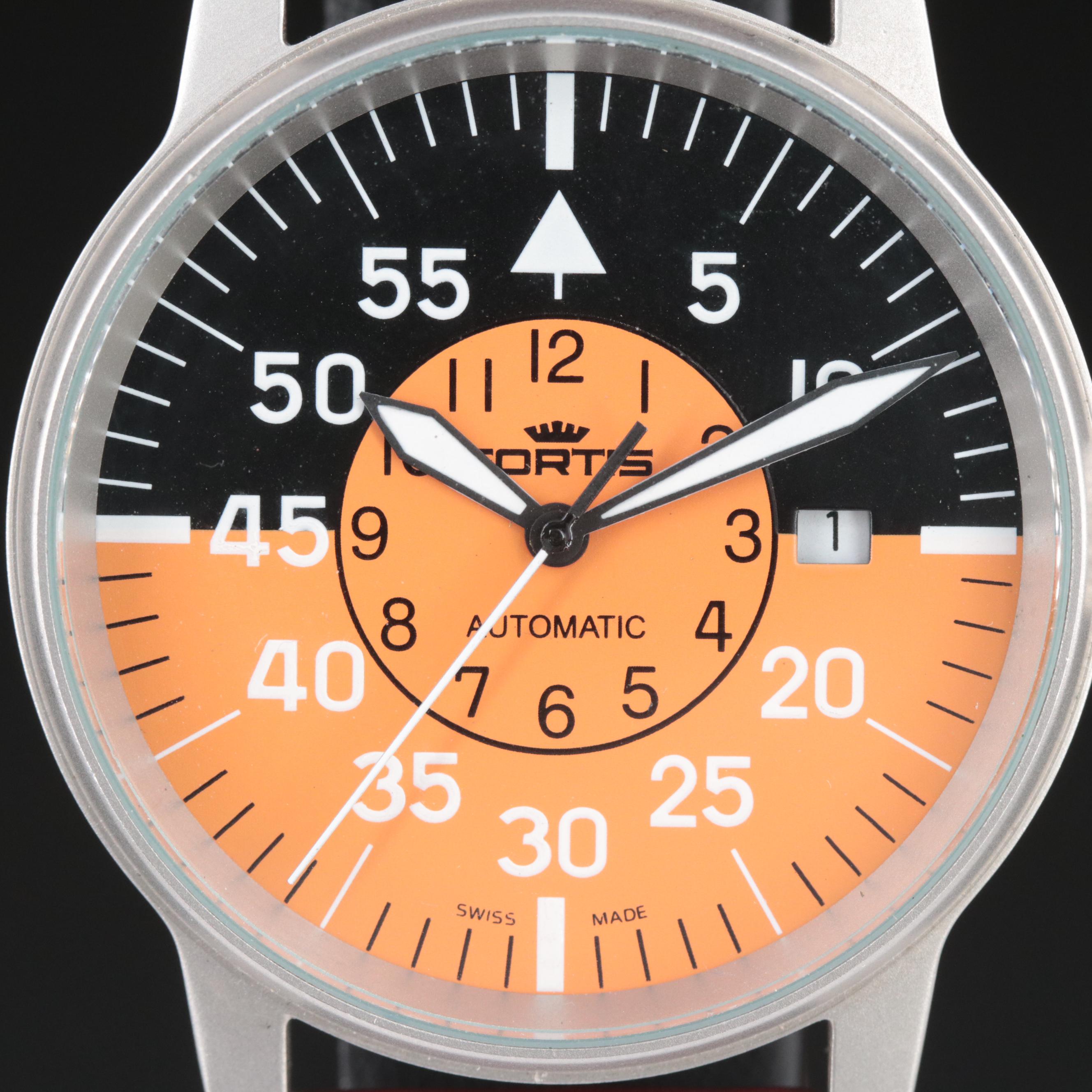 Fortis Flieger 40mm Steel Automatic Watch