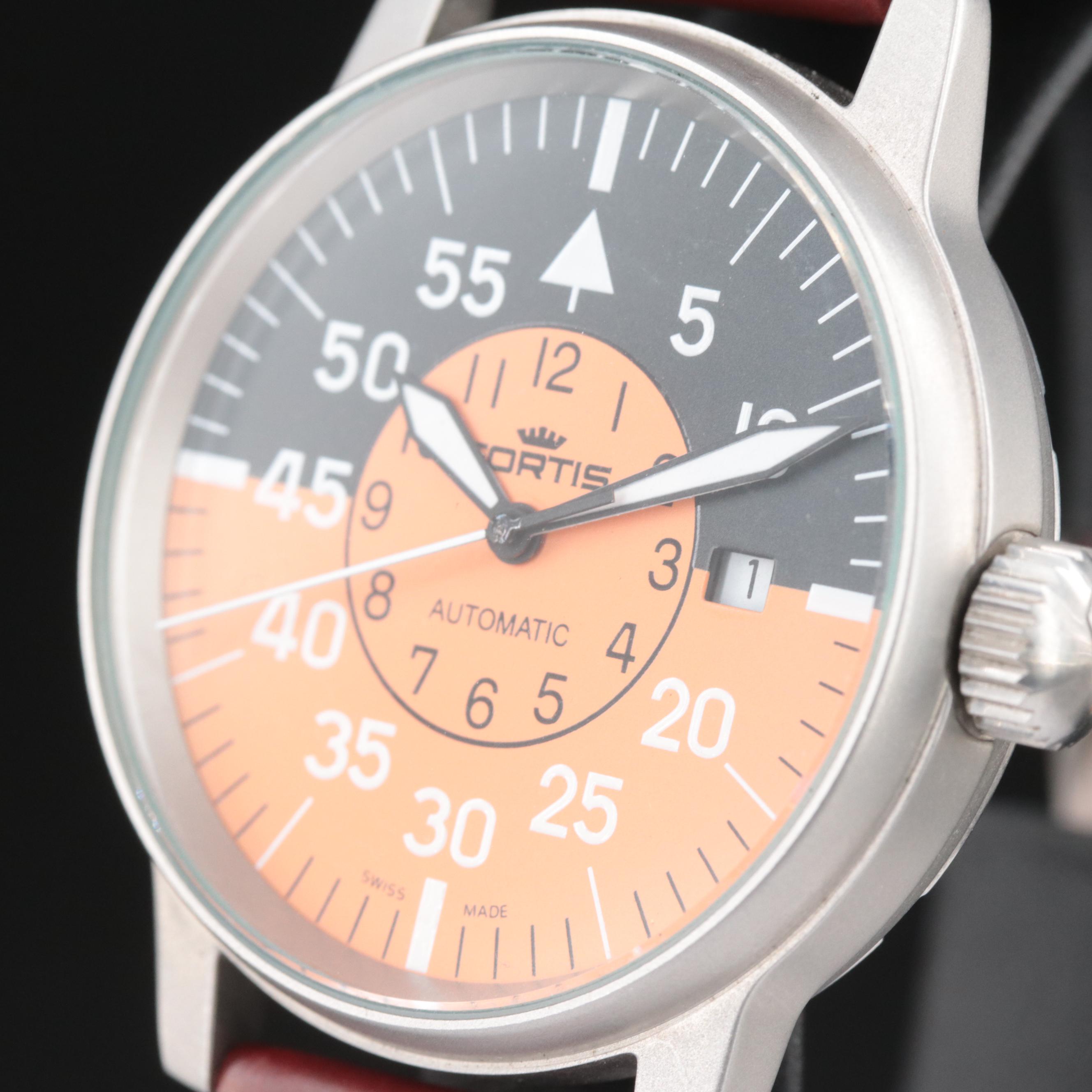 Fortis Flieger 40mm Steel Automatic Watch