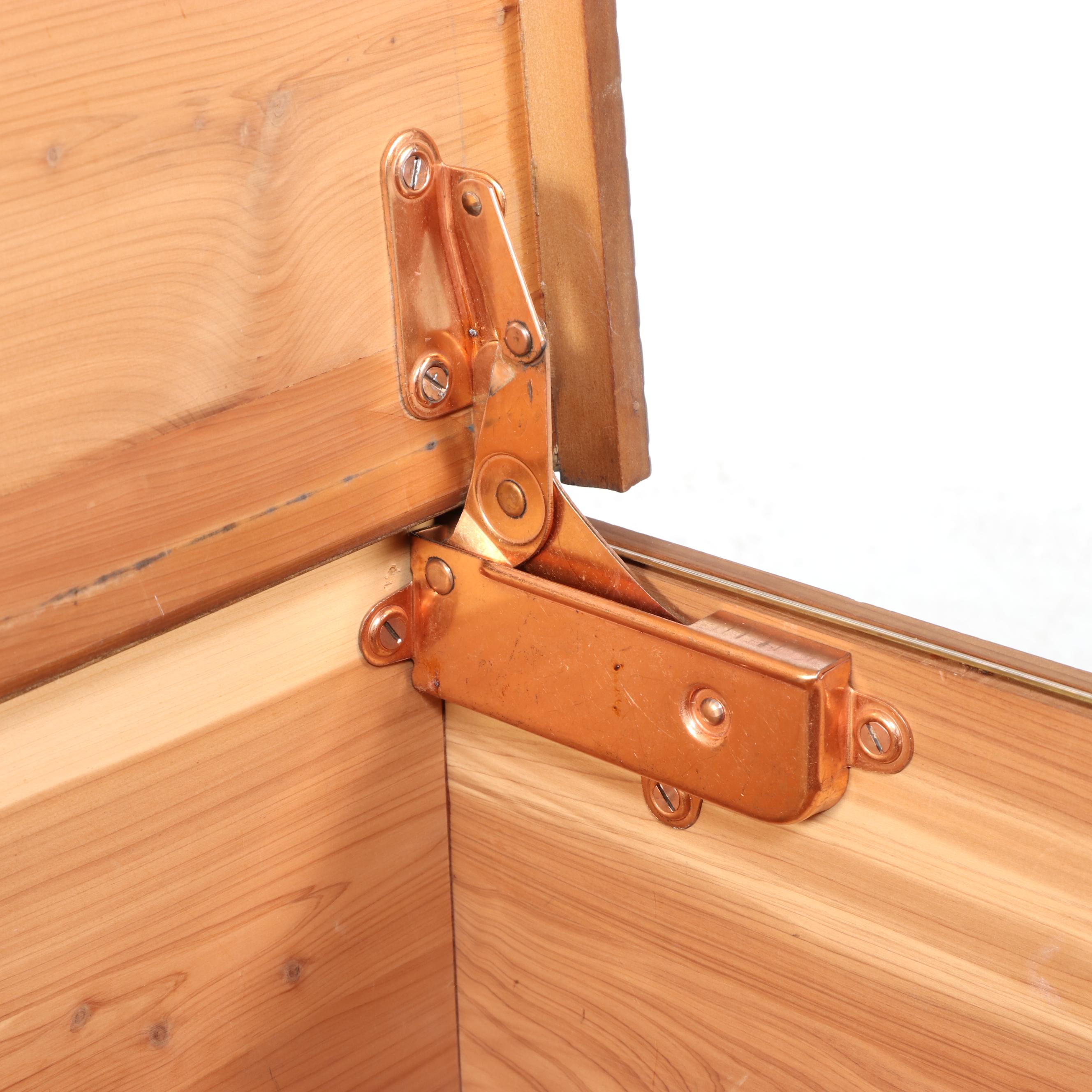 Caswell-Runyan Walnut Cedar Trunk, Mid-20th Century