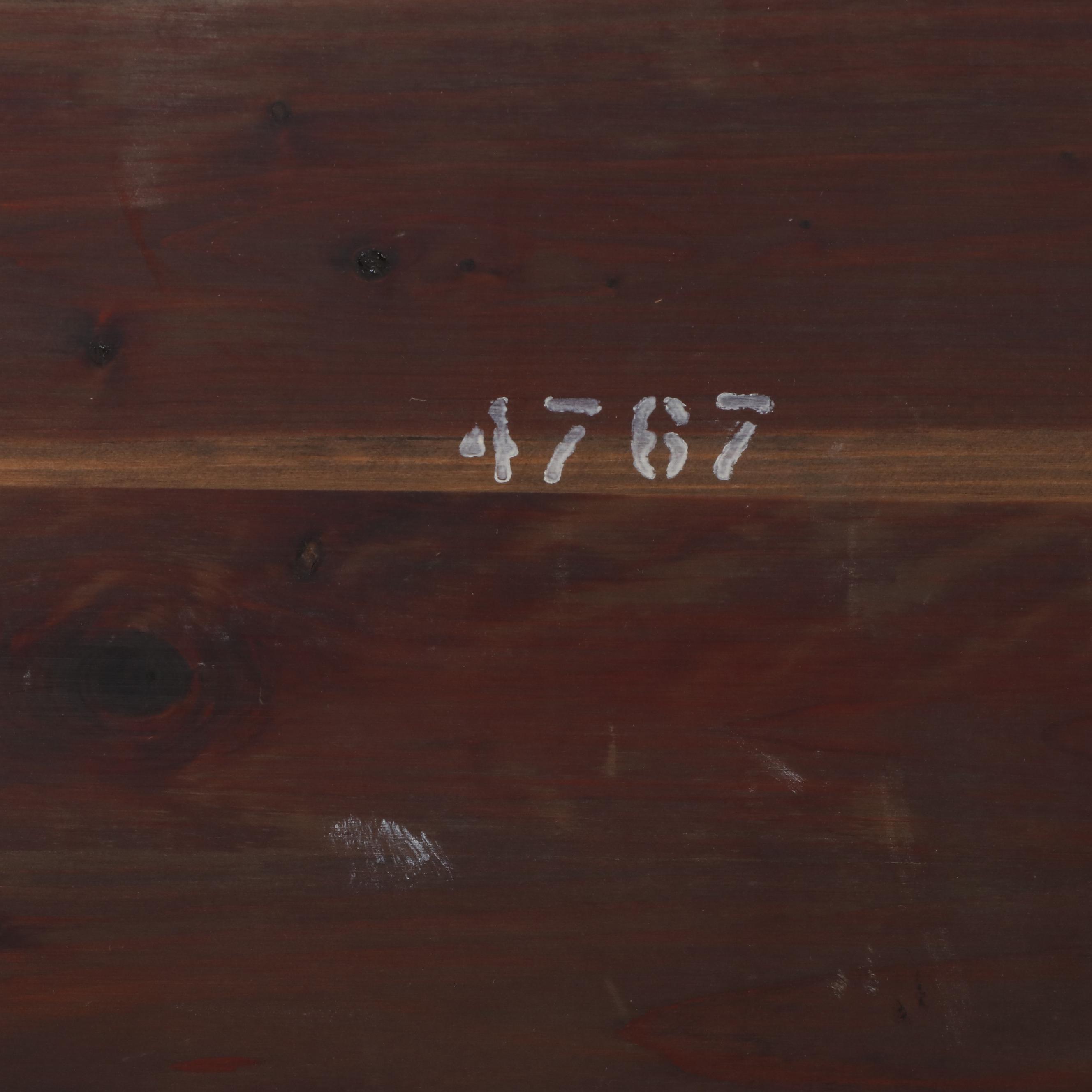 Caswell-Runyan Walnut Cedar Trunk, Mid-20th Century