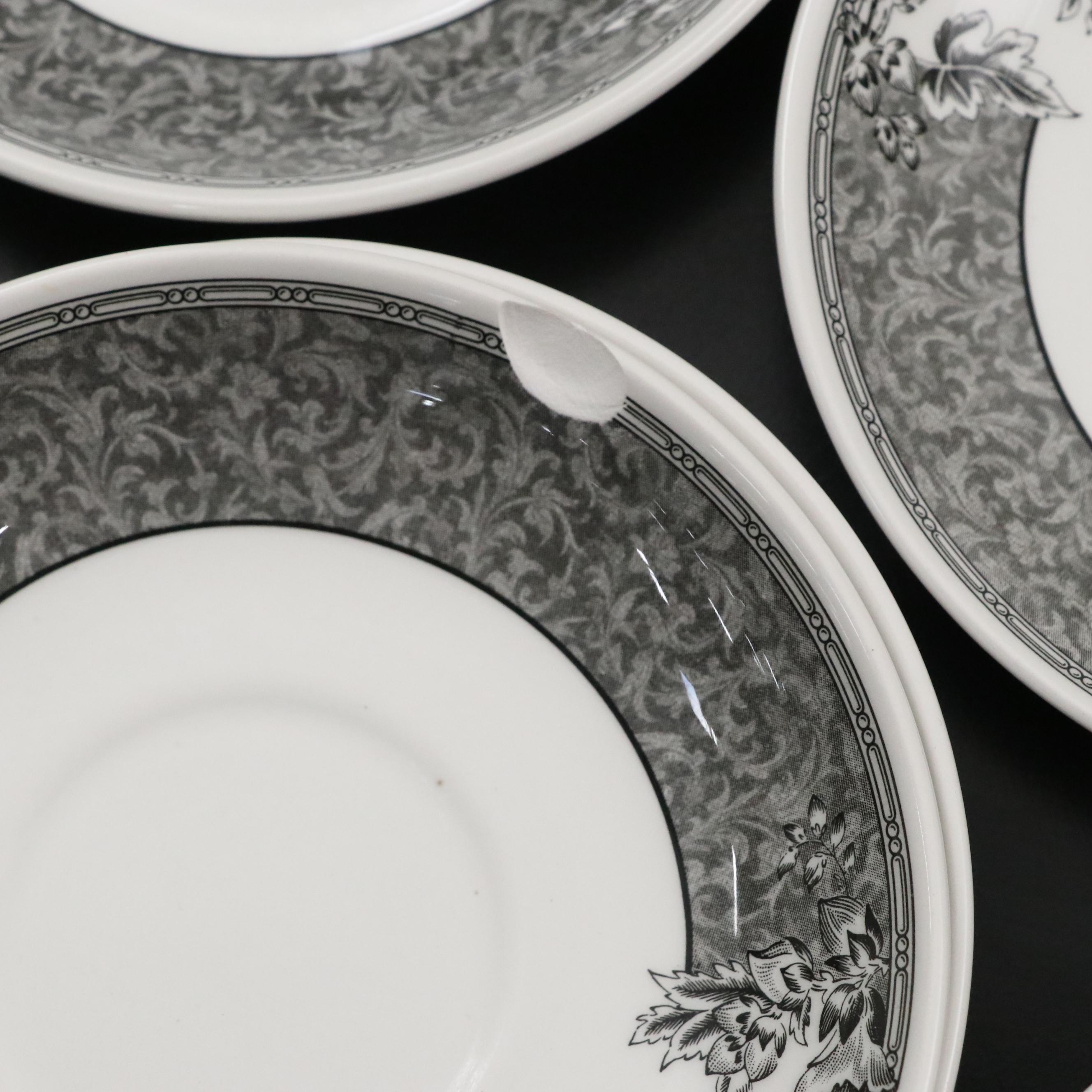 Wedgwood "Fleur Damask" Earthenware Dinnerware and Serveware, 1996