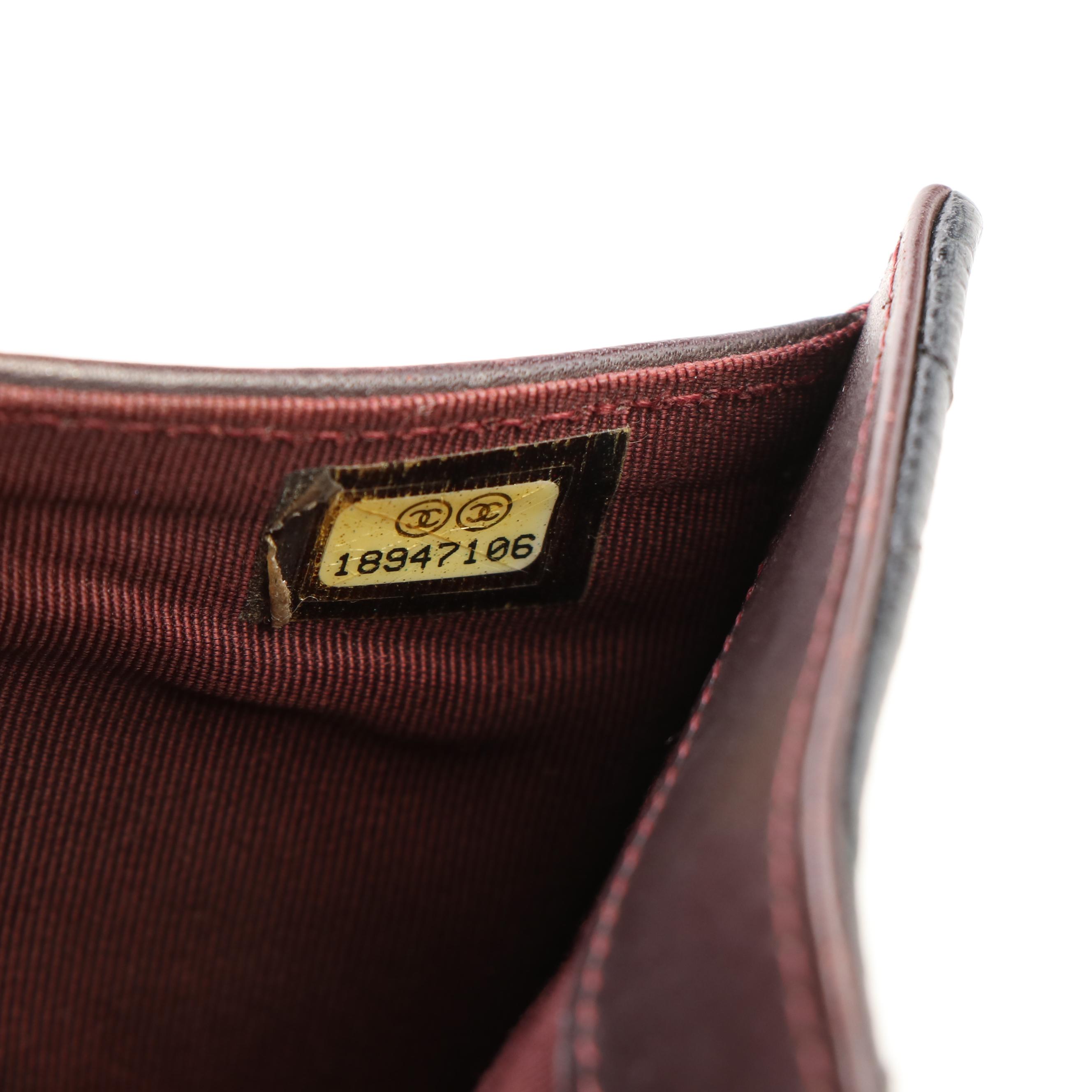 Chanel Classic Large CC Flap Wallet in Quilted Black Caviar Leather