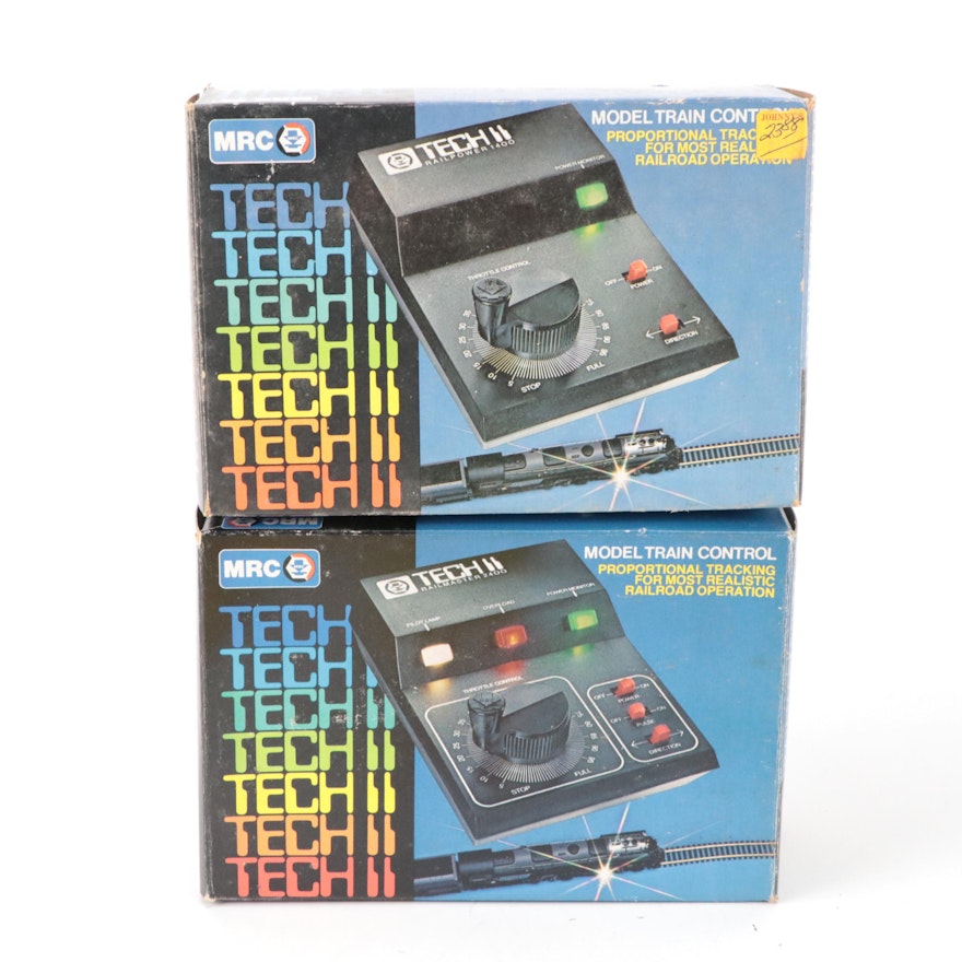 MRC Tech II Model Train Controllers with Bachmann 5 Highballer Train ...