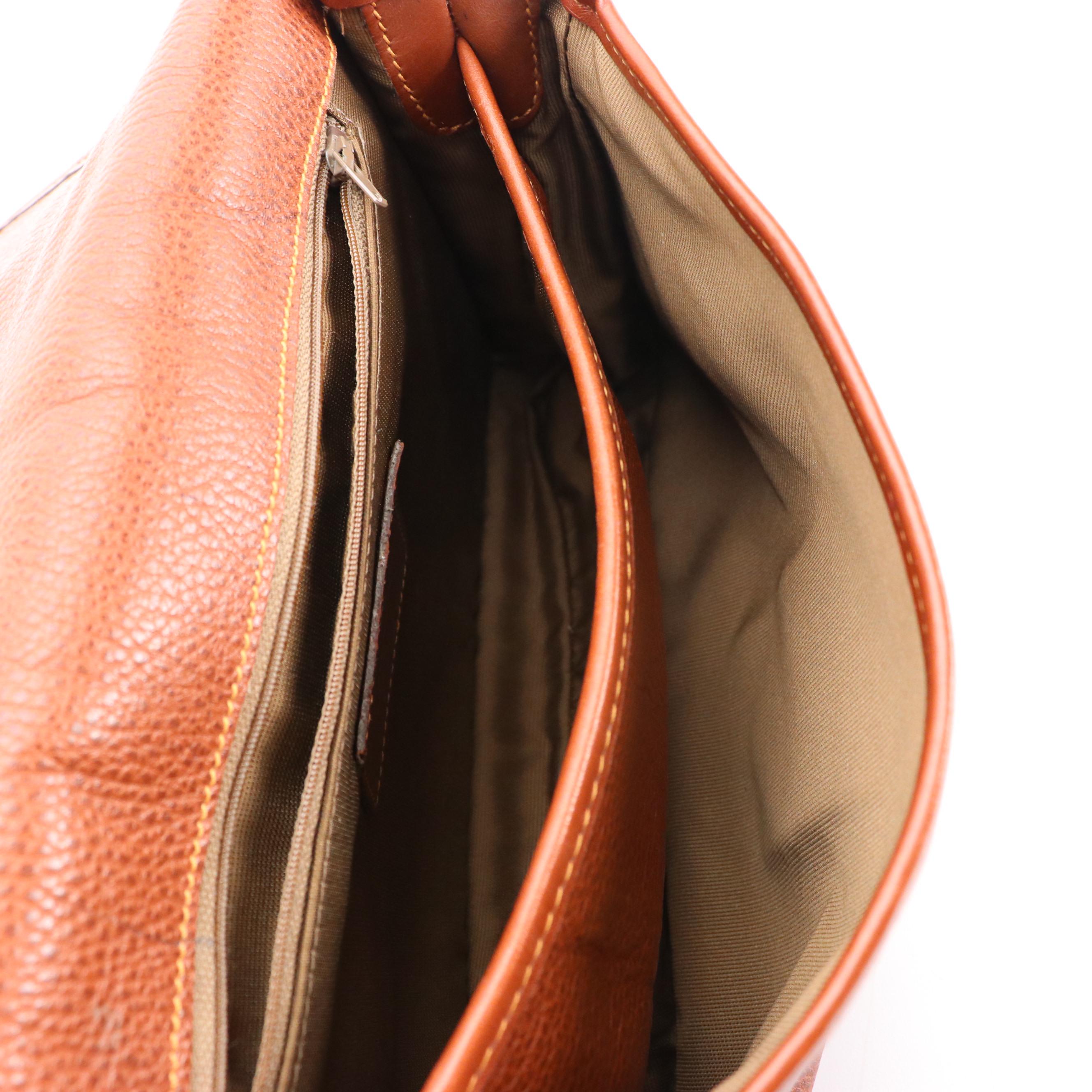 Coach Sheridan Mayfield and Front Flap Bags in Black and Brown Textured Leather