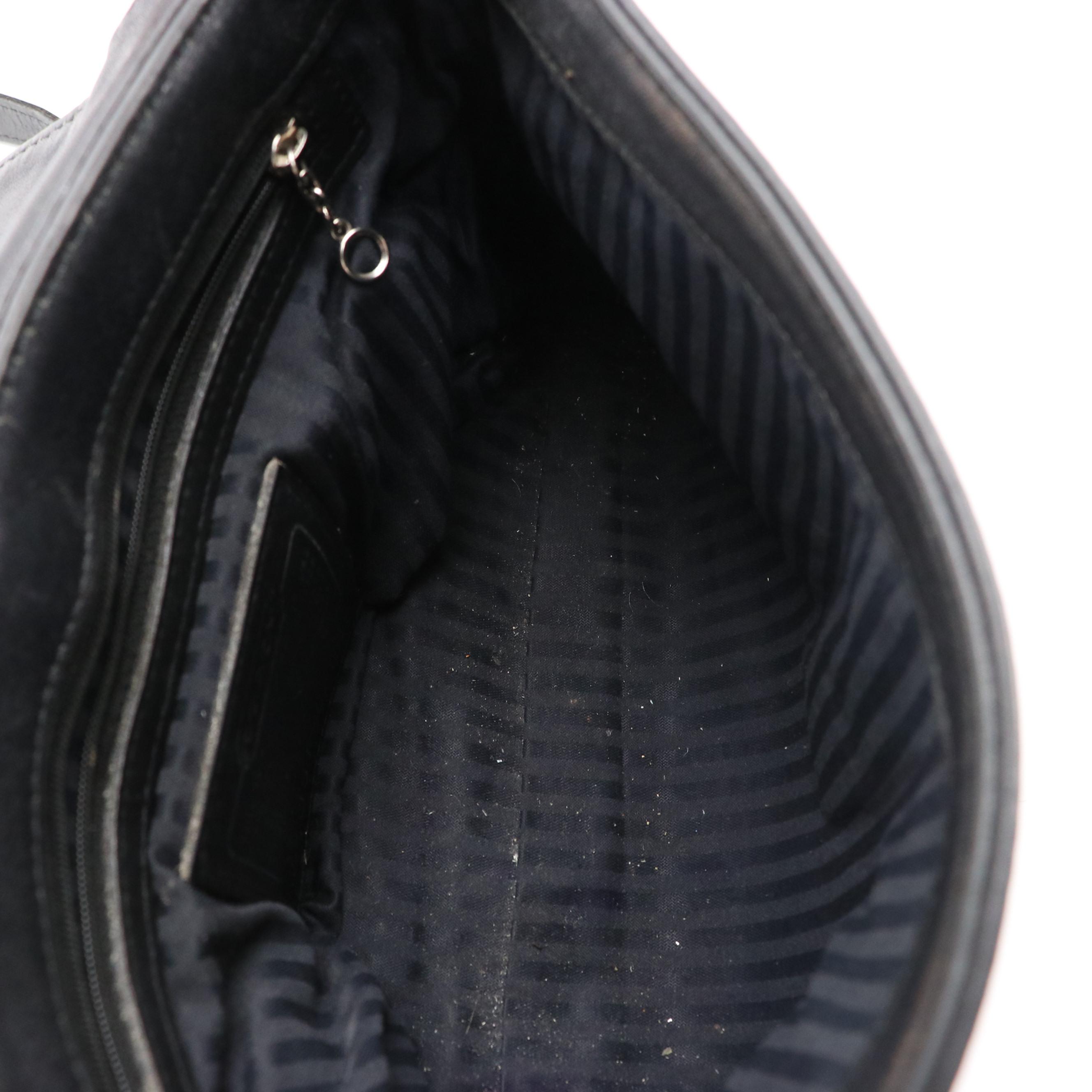 Coach Sheridan Mayfield and Front Flap Bags in Black and Brown Textured Leather