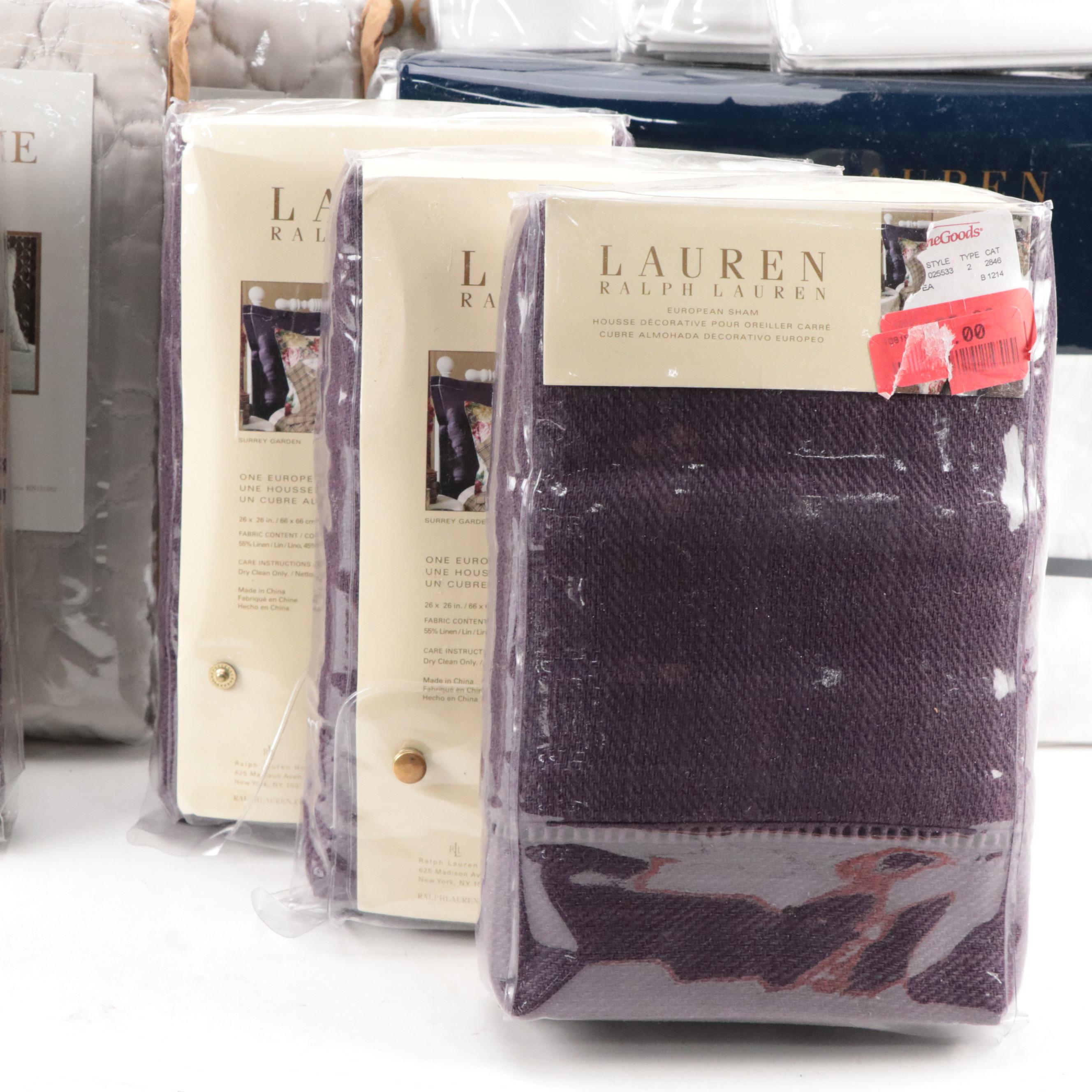 Ralph Lauren and Nina Home Pillow Shams and Comforter Cover