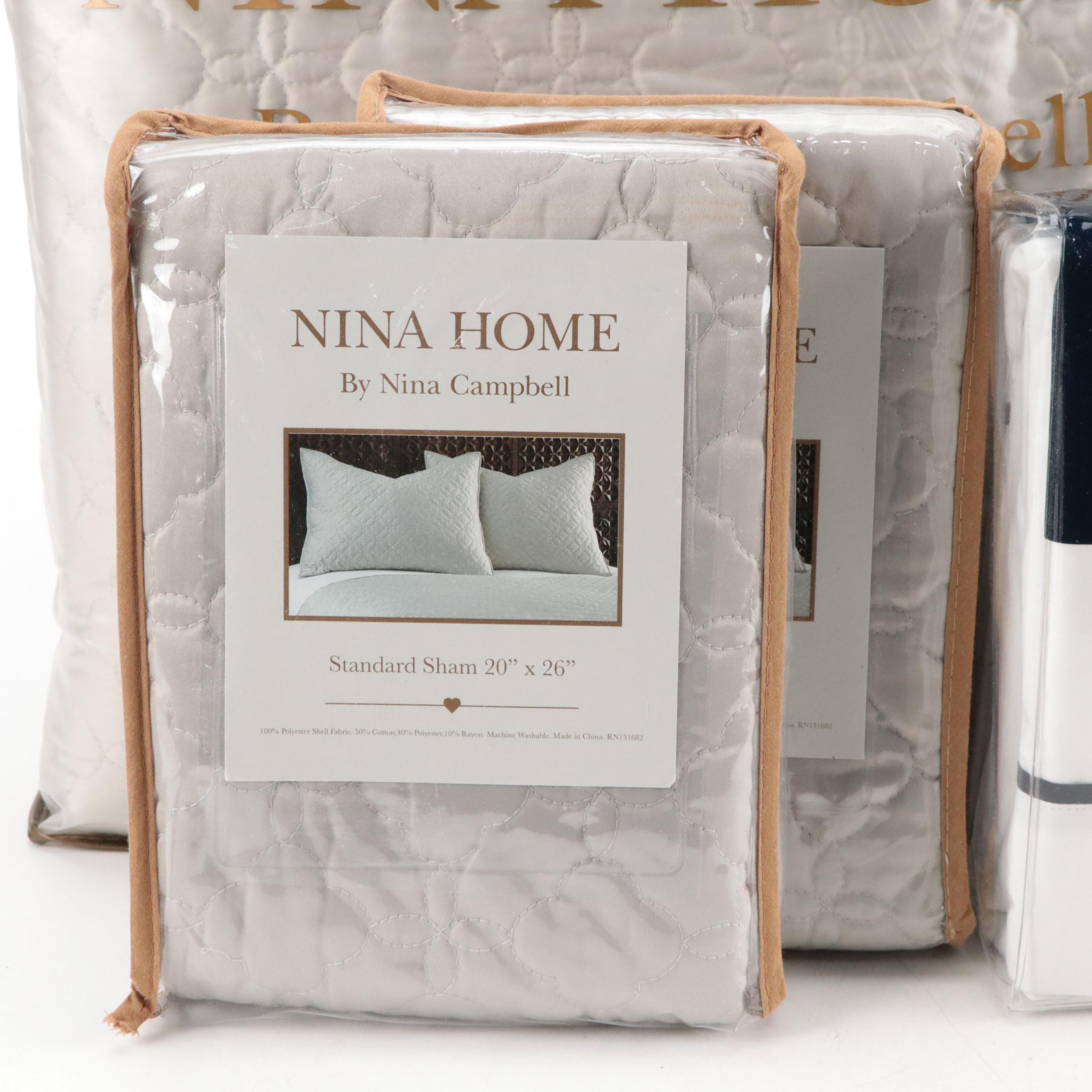 Ralph Lauren and Nina Home Pillow Shams and Comforter Cover