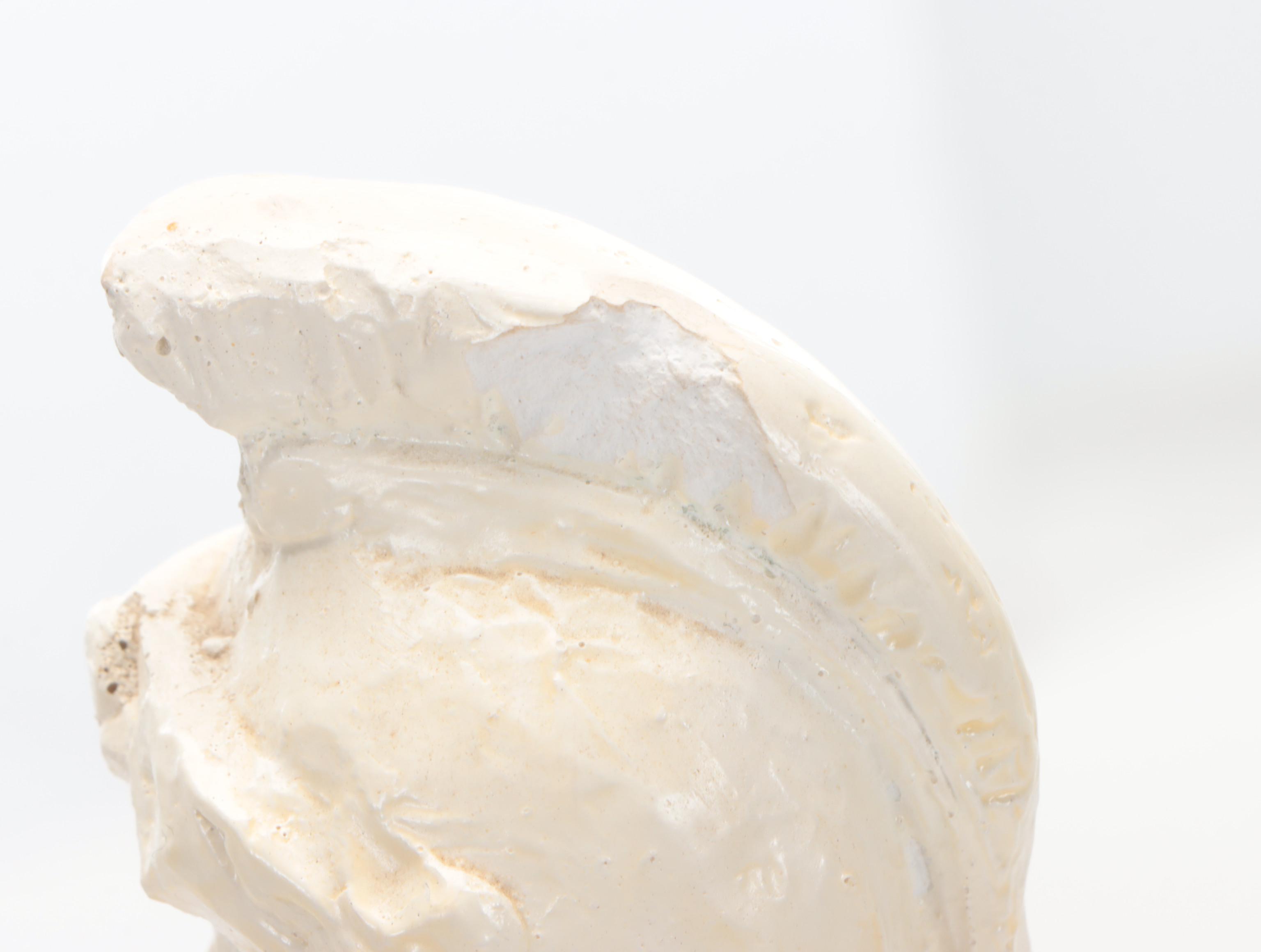 Greco-Roman Style Glazed Ceramic Statue