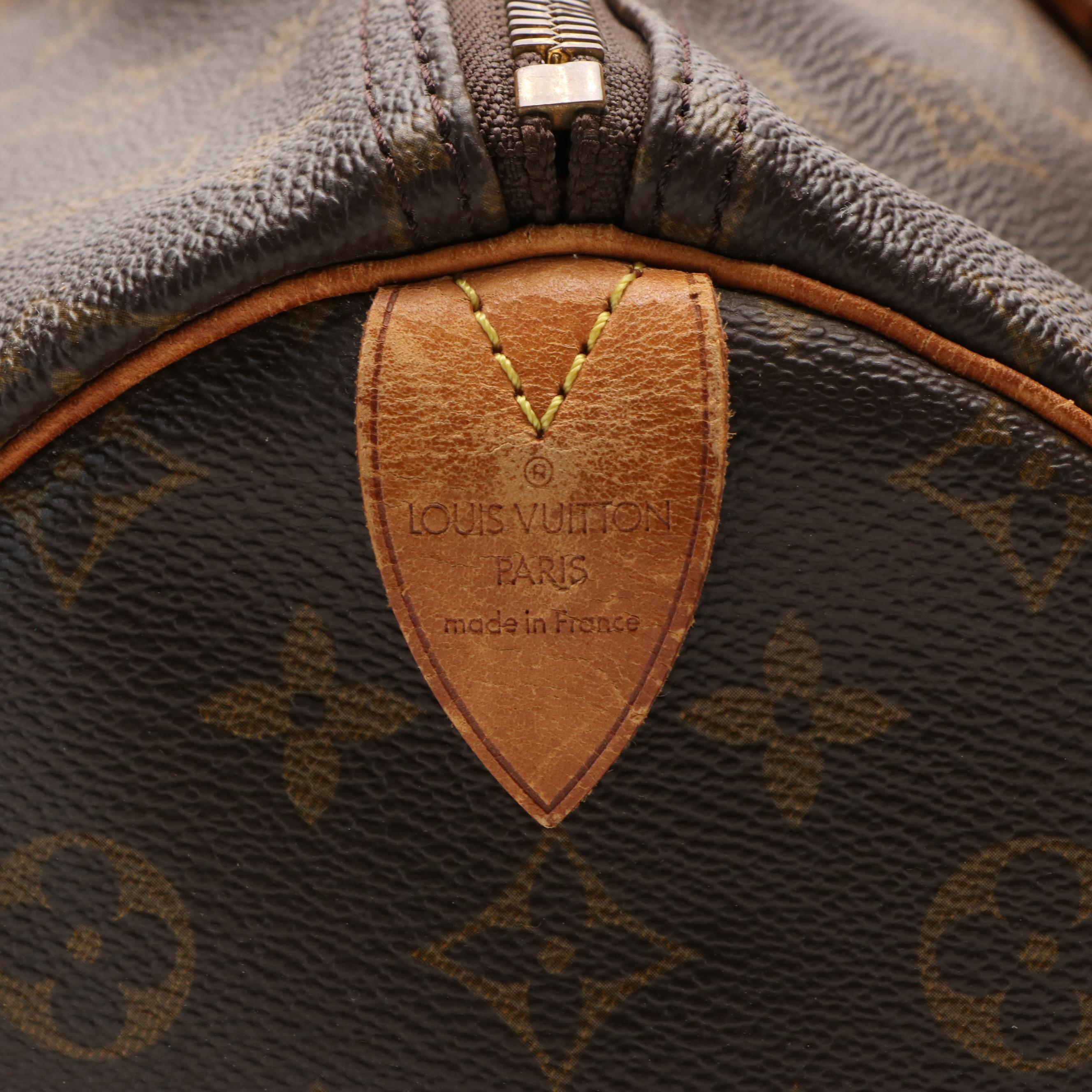 Louis Vuitton Keepall 55 Duffel Bag in Brown Monogram Canvas